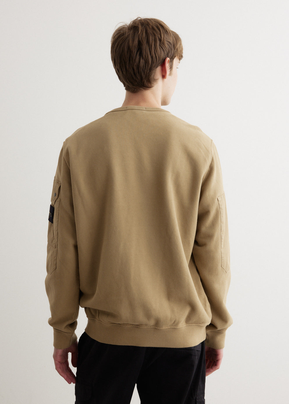 Pocket Sleeve Crewneck Sweatshirt