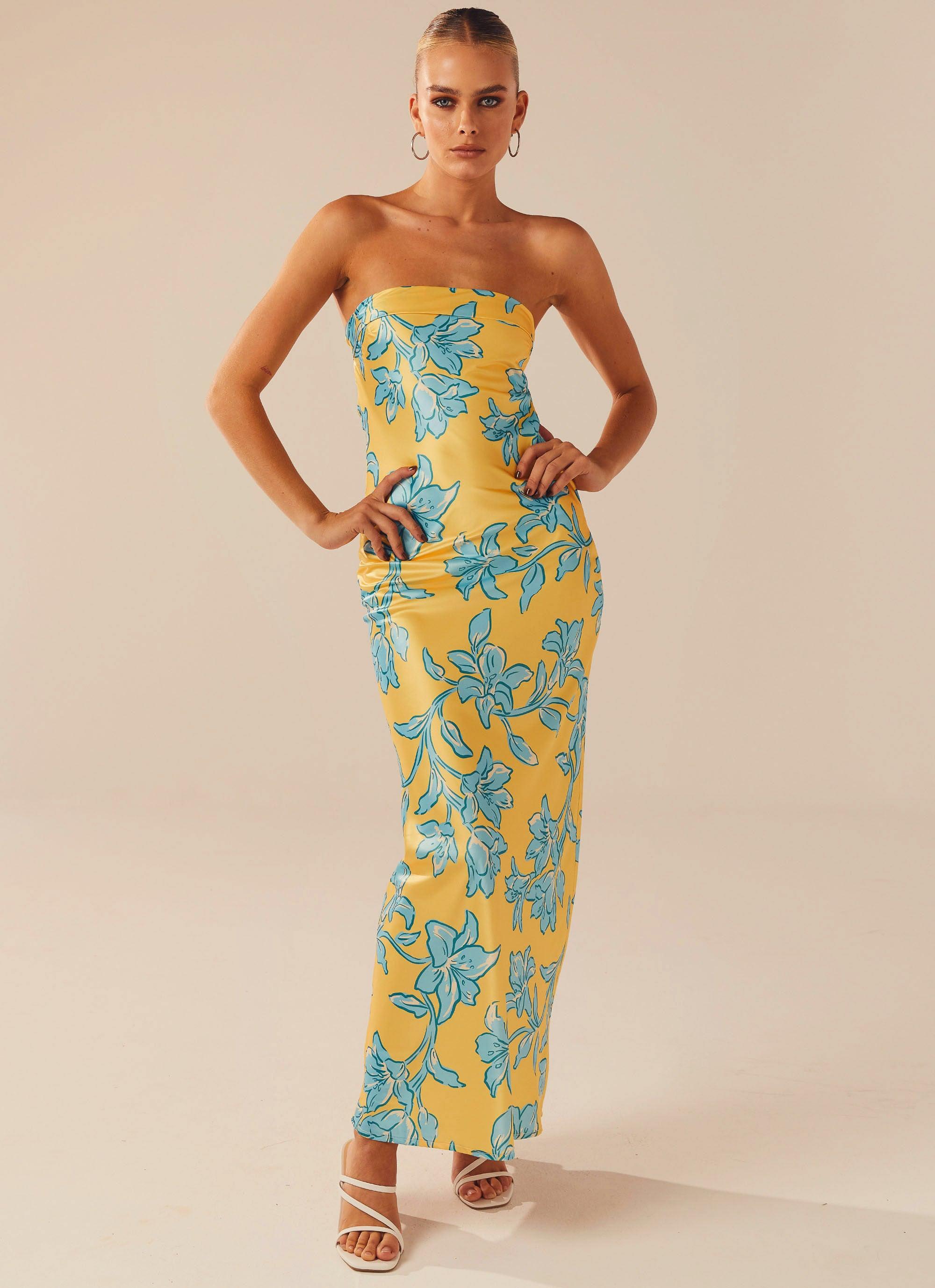 Summer Lover Maxi Dress - Golden Bloom