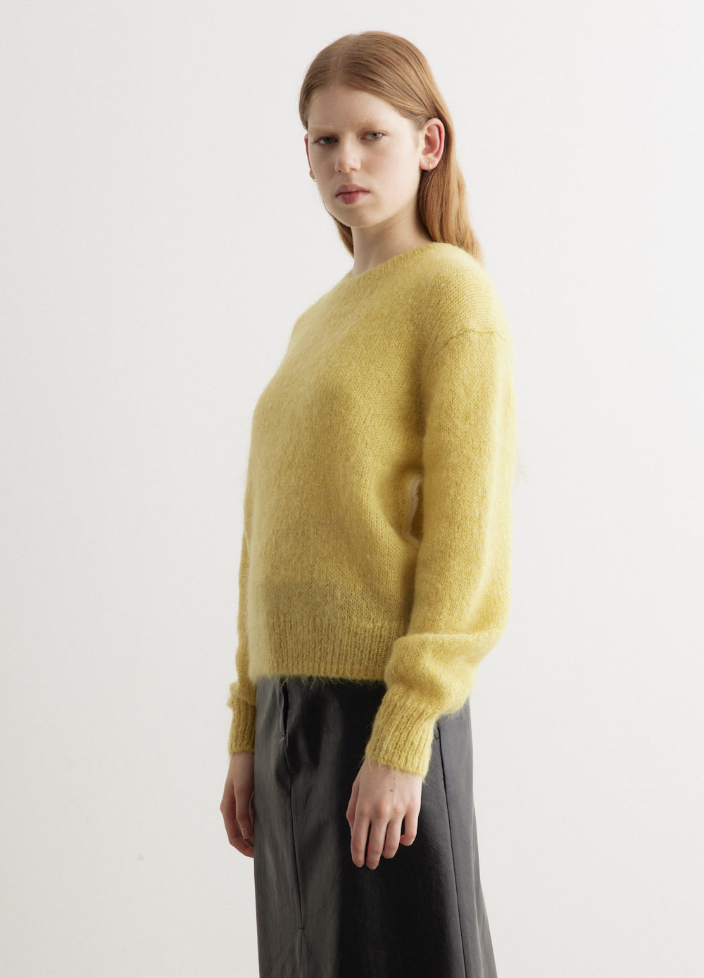 Stitch Detail Mohair Knit