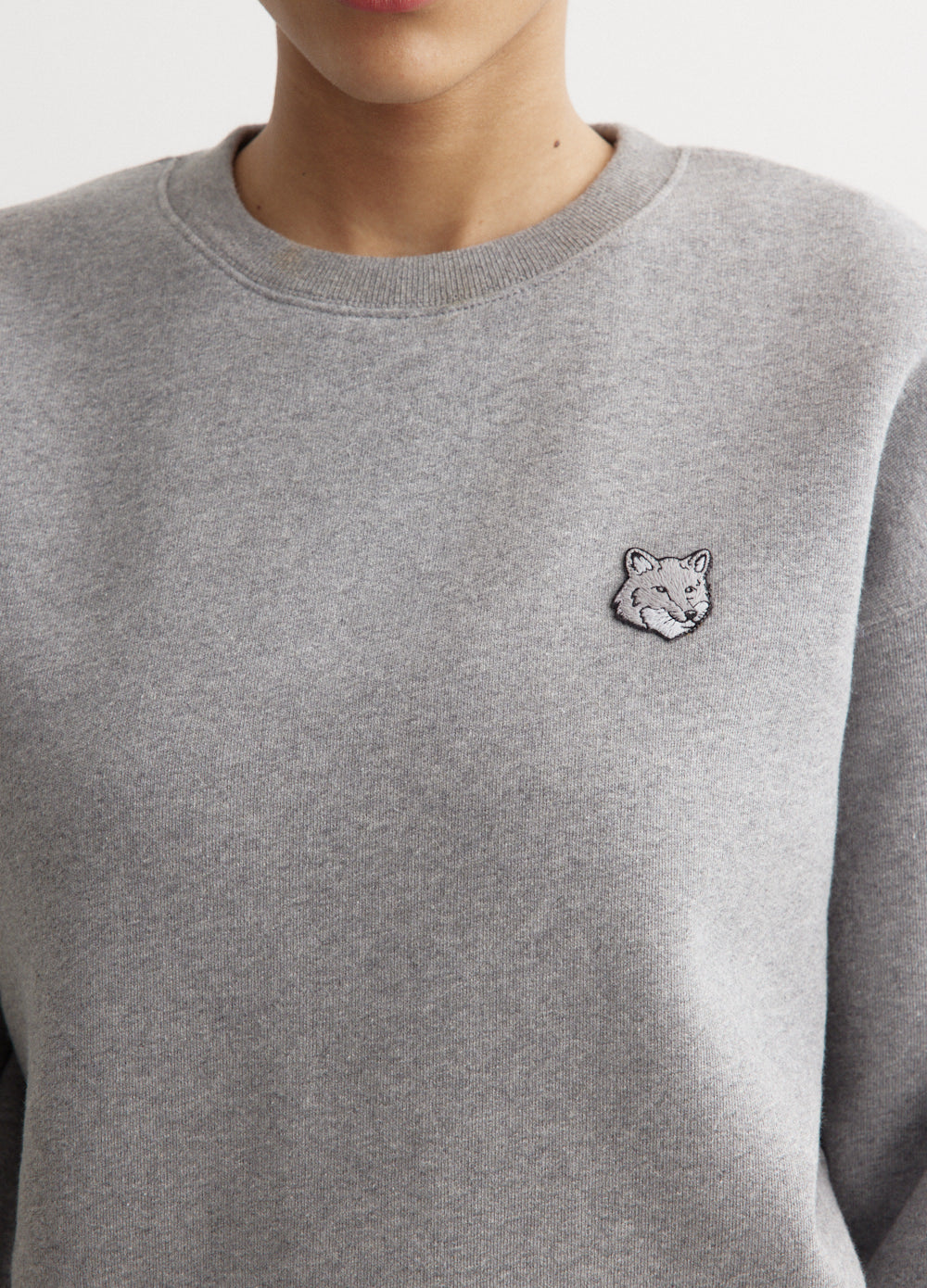 Bold Fox Head Patch Comfort Sweatshirt