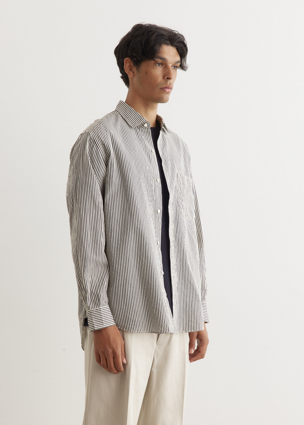 Semi Spread Collar Shirt