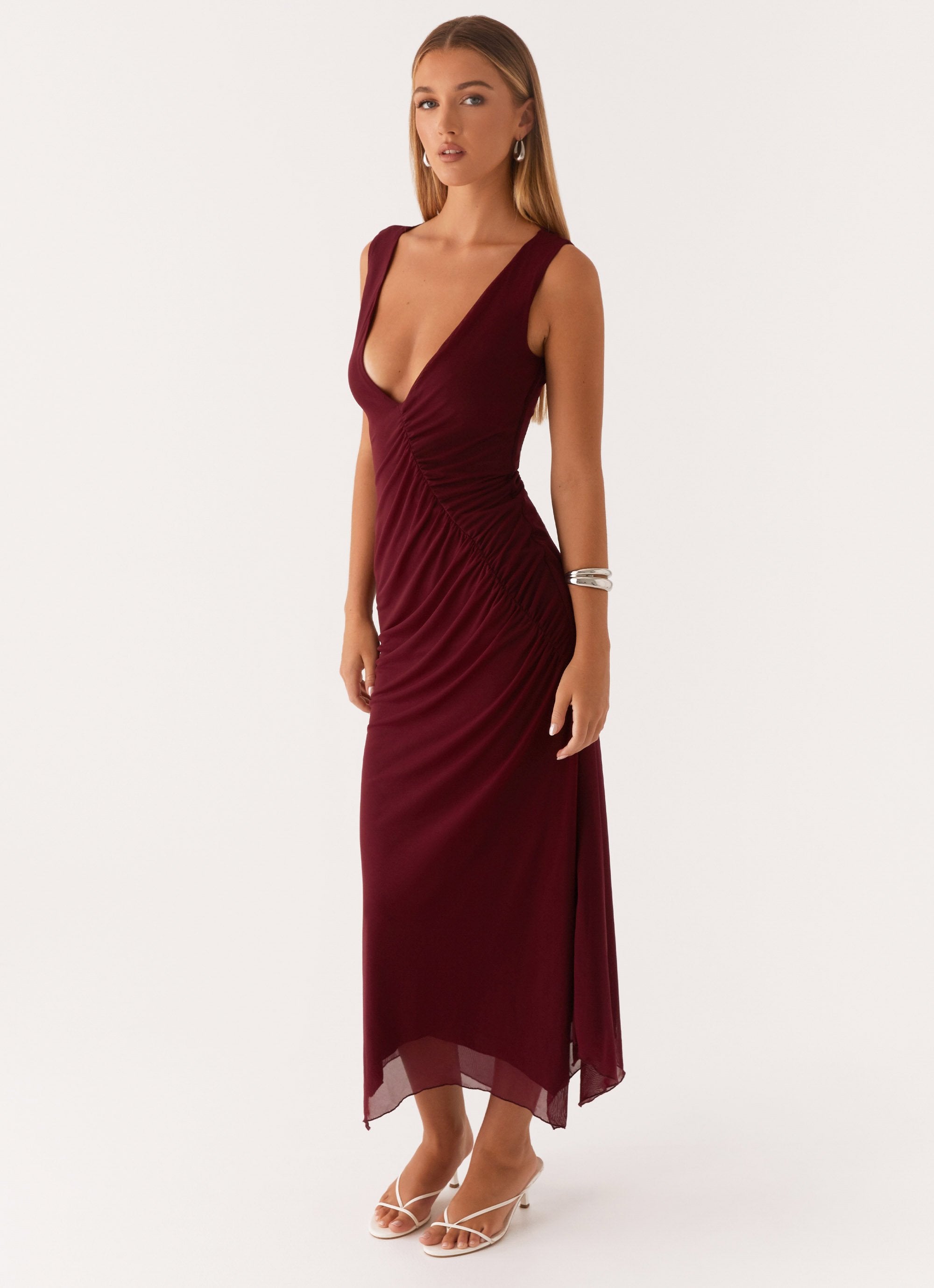 Murphy Maxi Dress - Deep Maroon