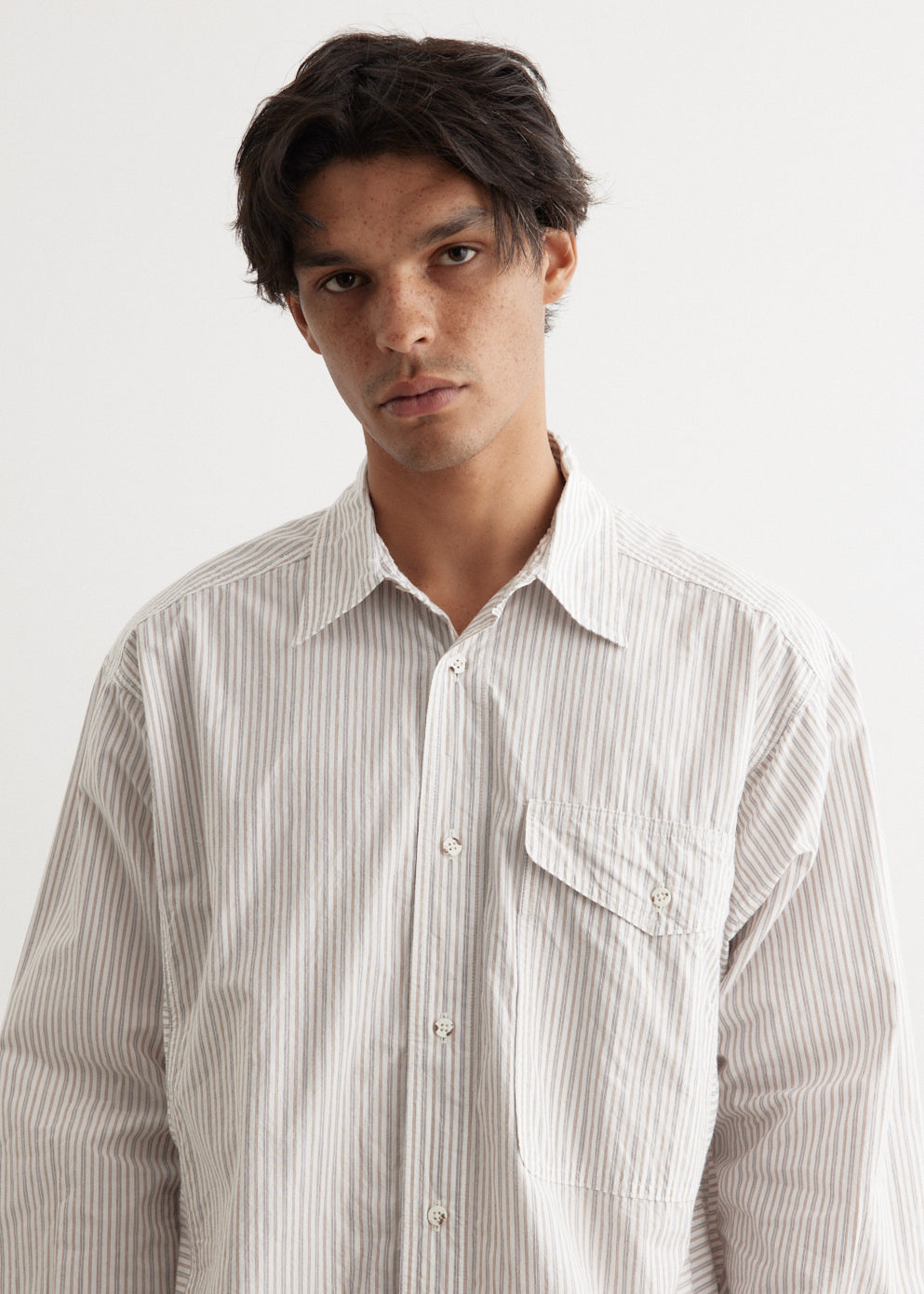 Cotton Stripe CABIN Work Shirt