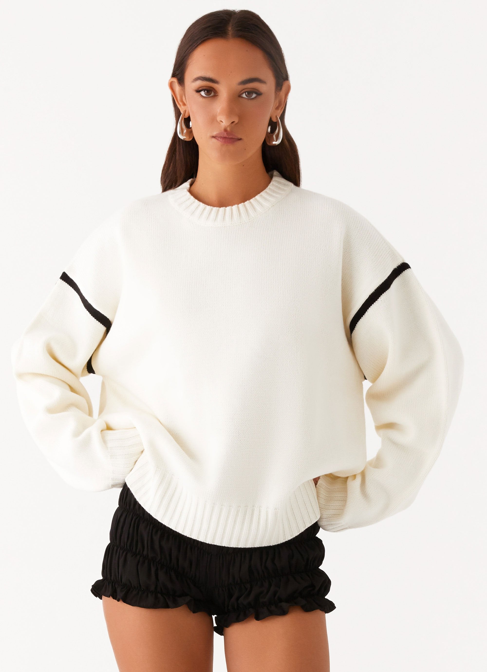 Tessa Knit Sweater - Ivory