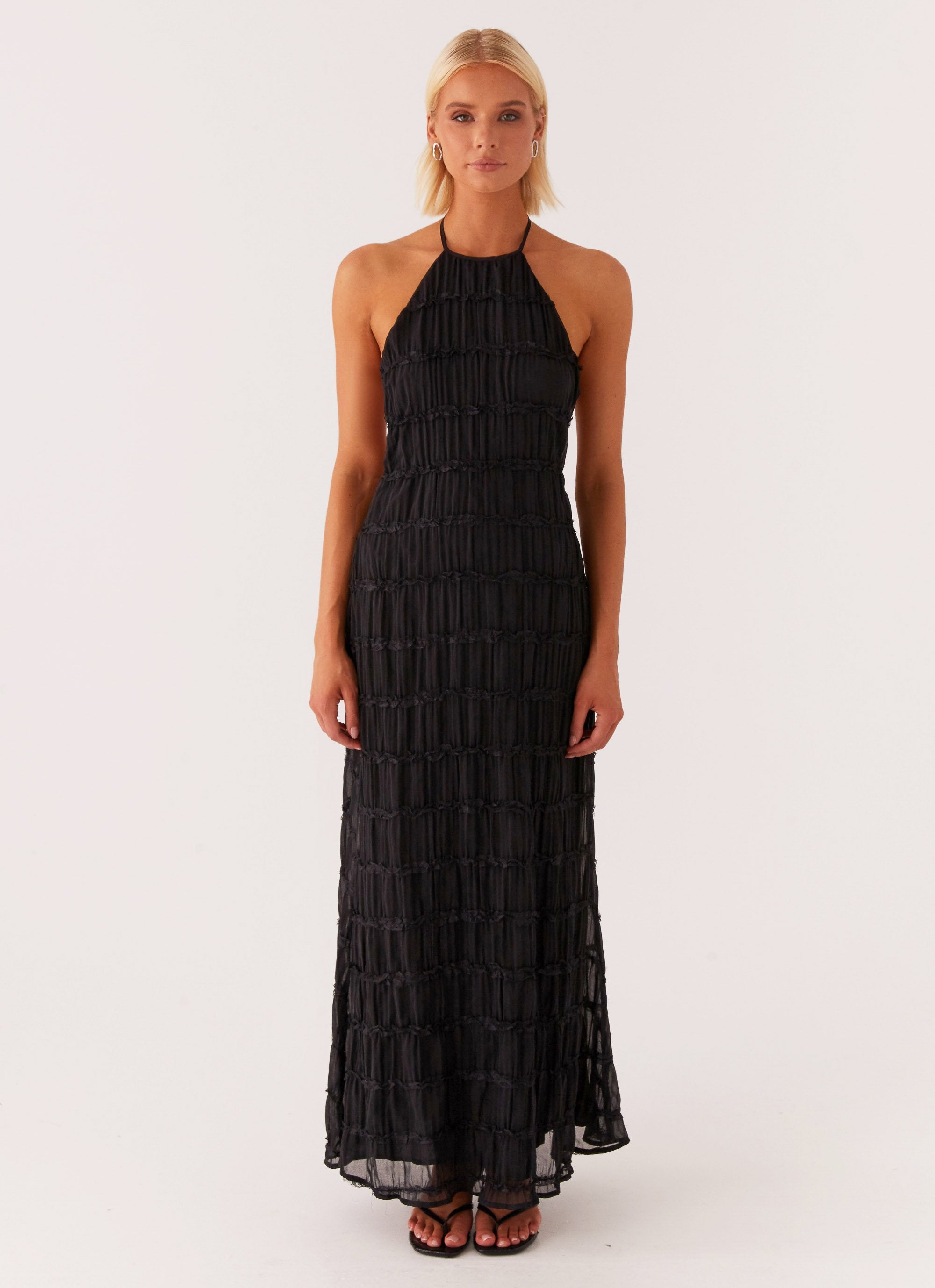 Aullie Maxi Dress - Black