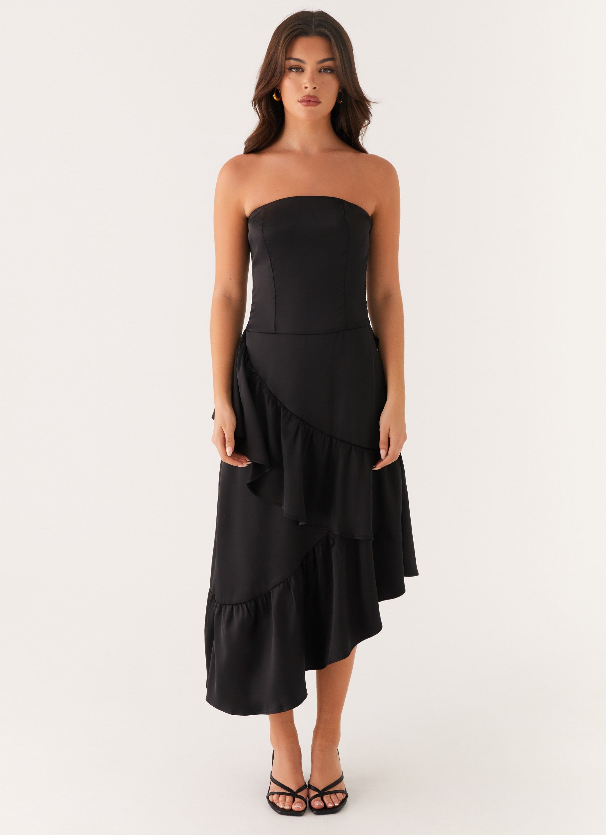 Beatrice Midi Dress - Black