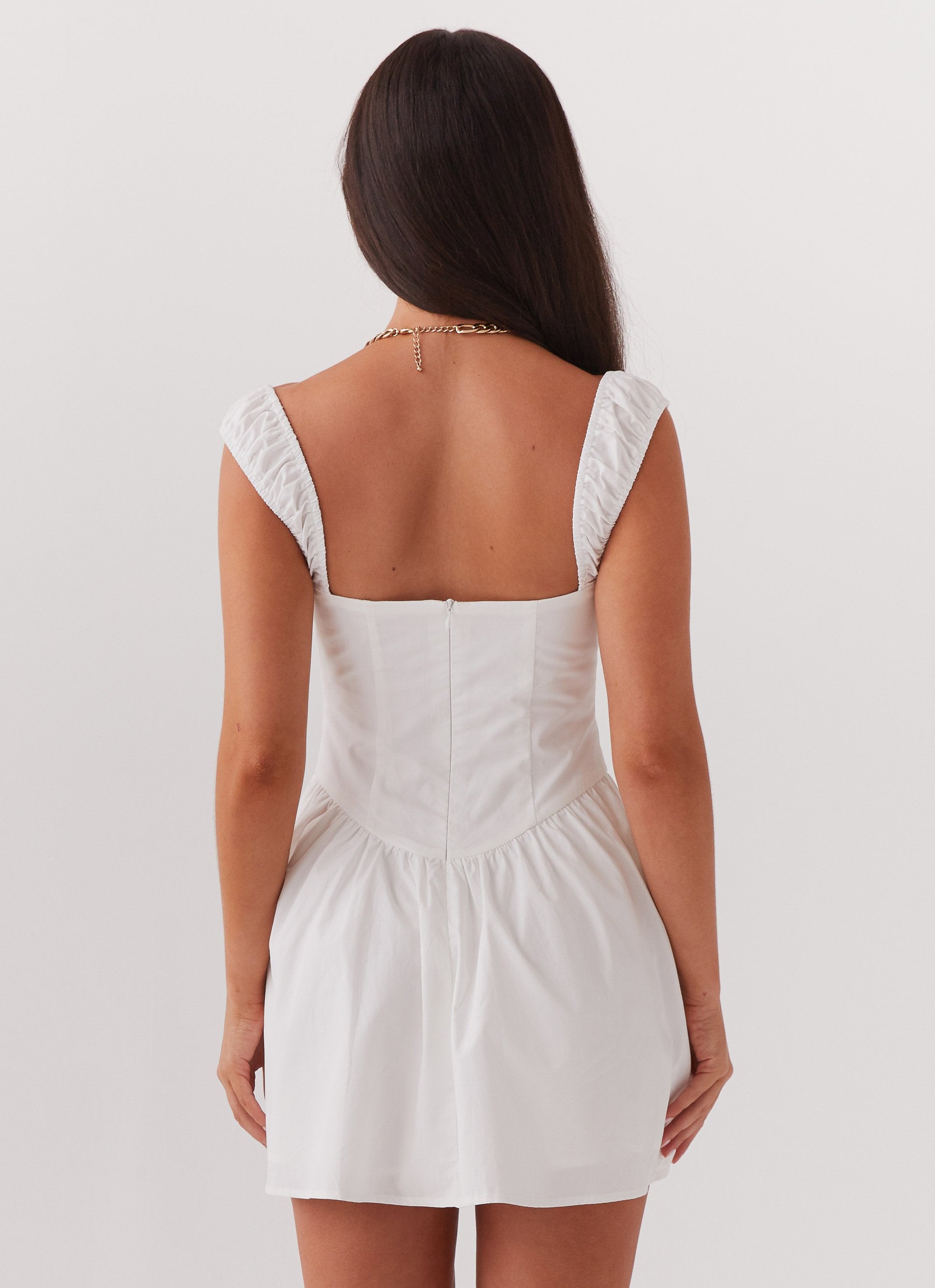 Rebel Heart Corset Dress - White