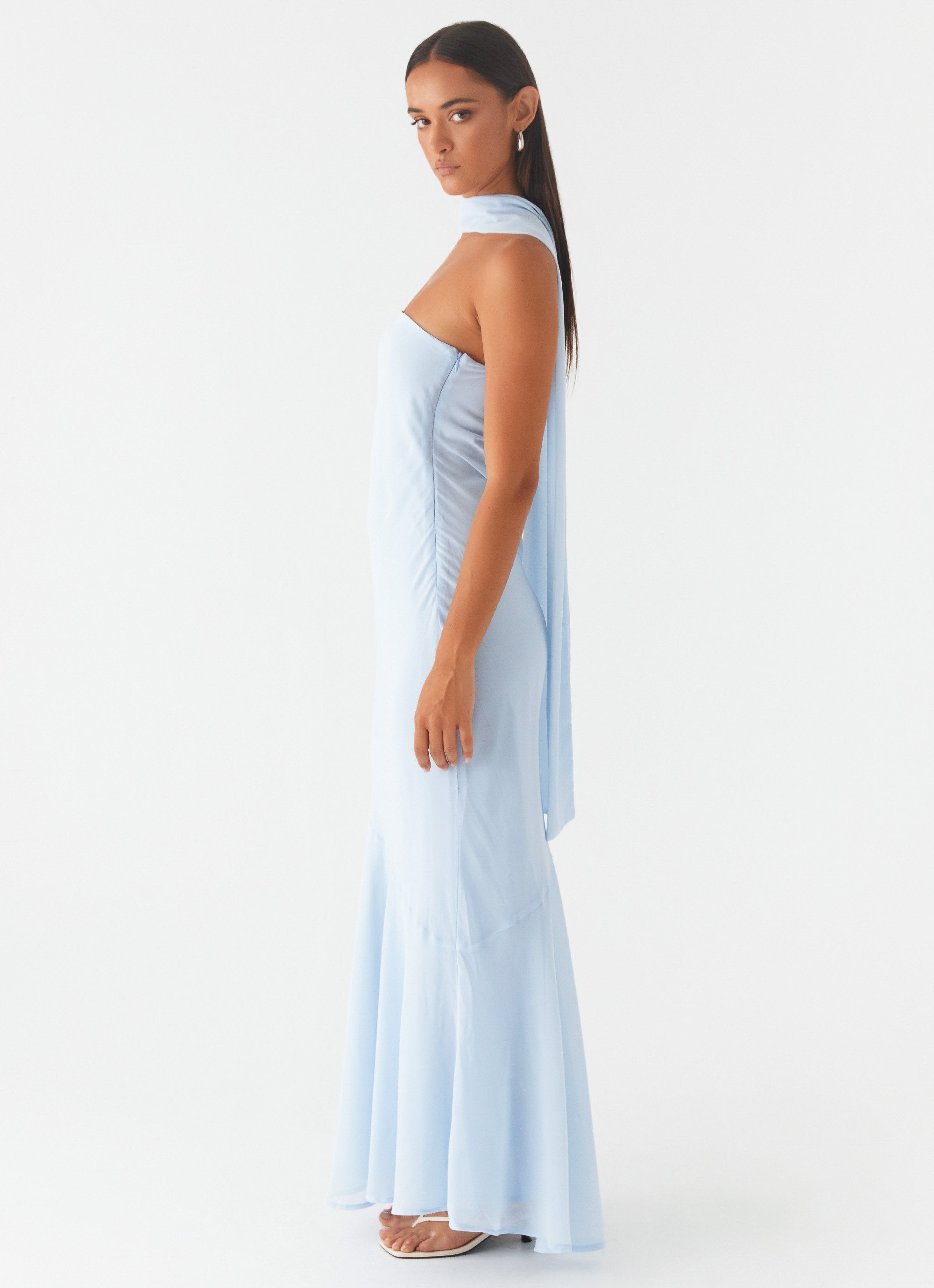 Under The Pagoda Maxi Dress - Blue