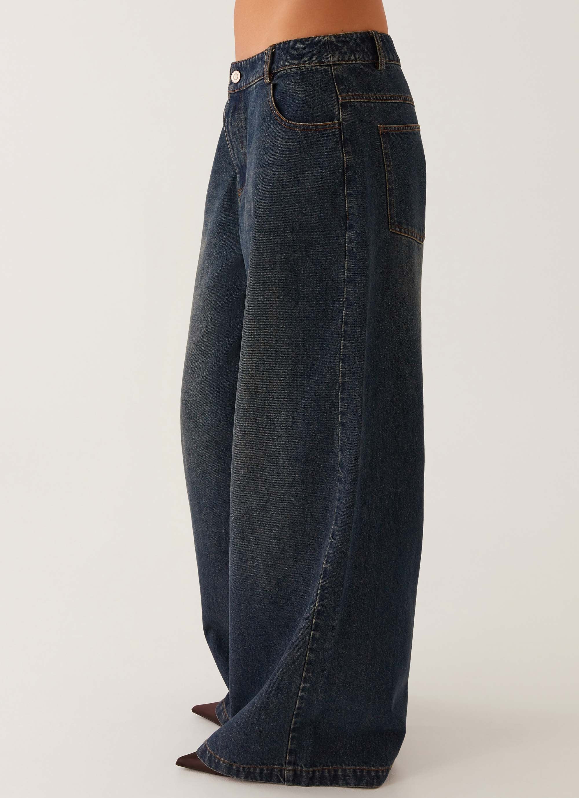 Colorado Wide Leg Jeans - Blue