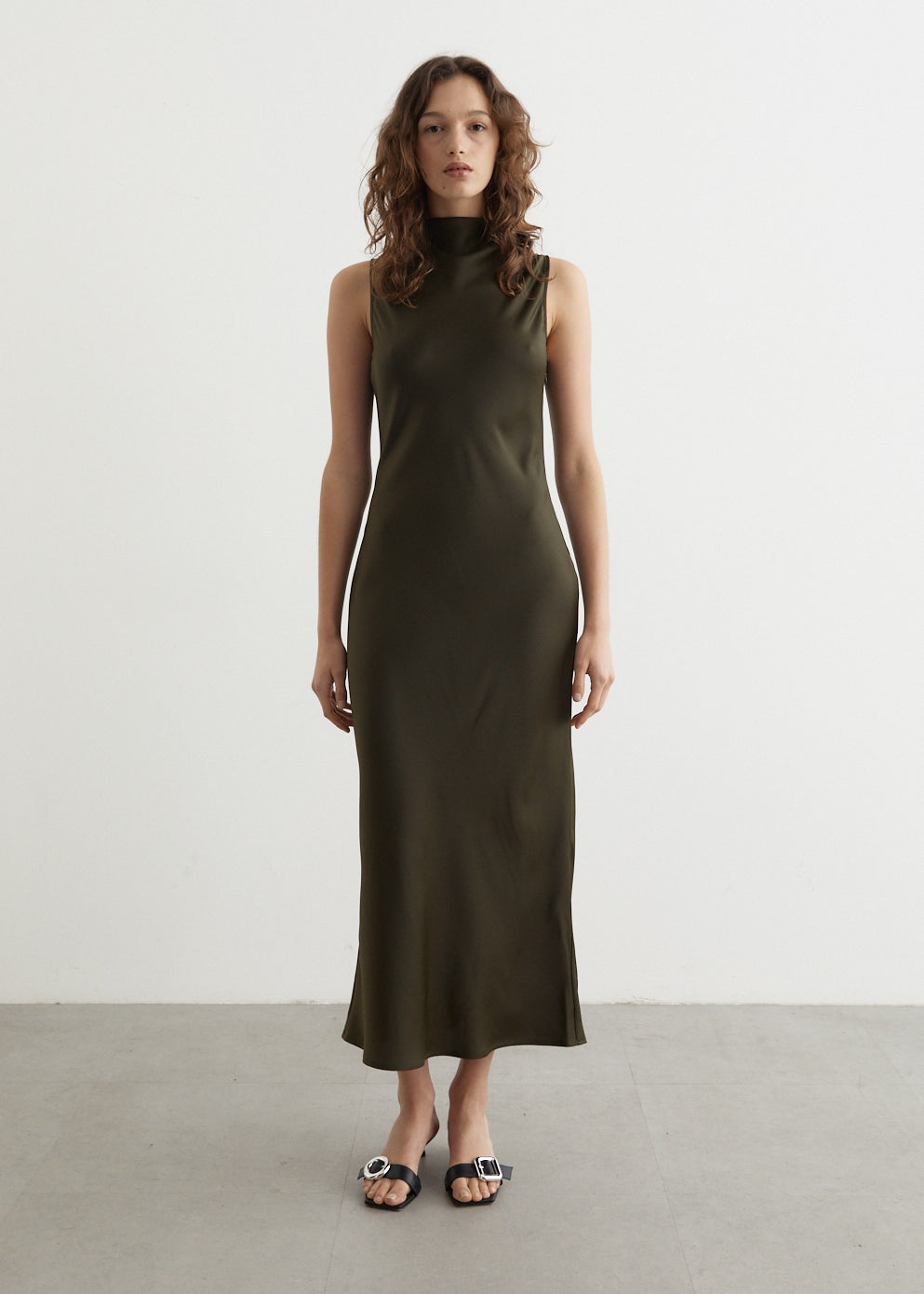 Infinity Cowl Neck Dress