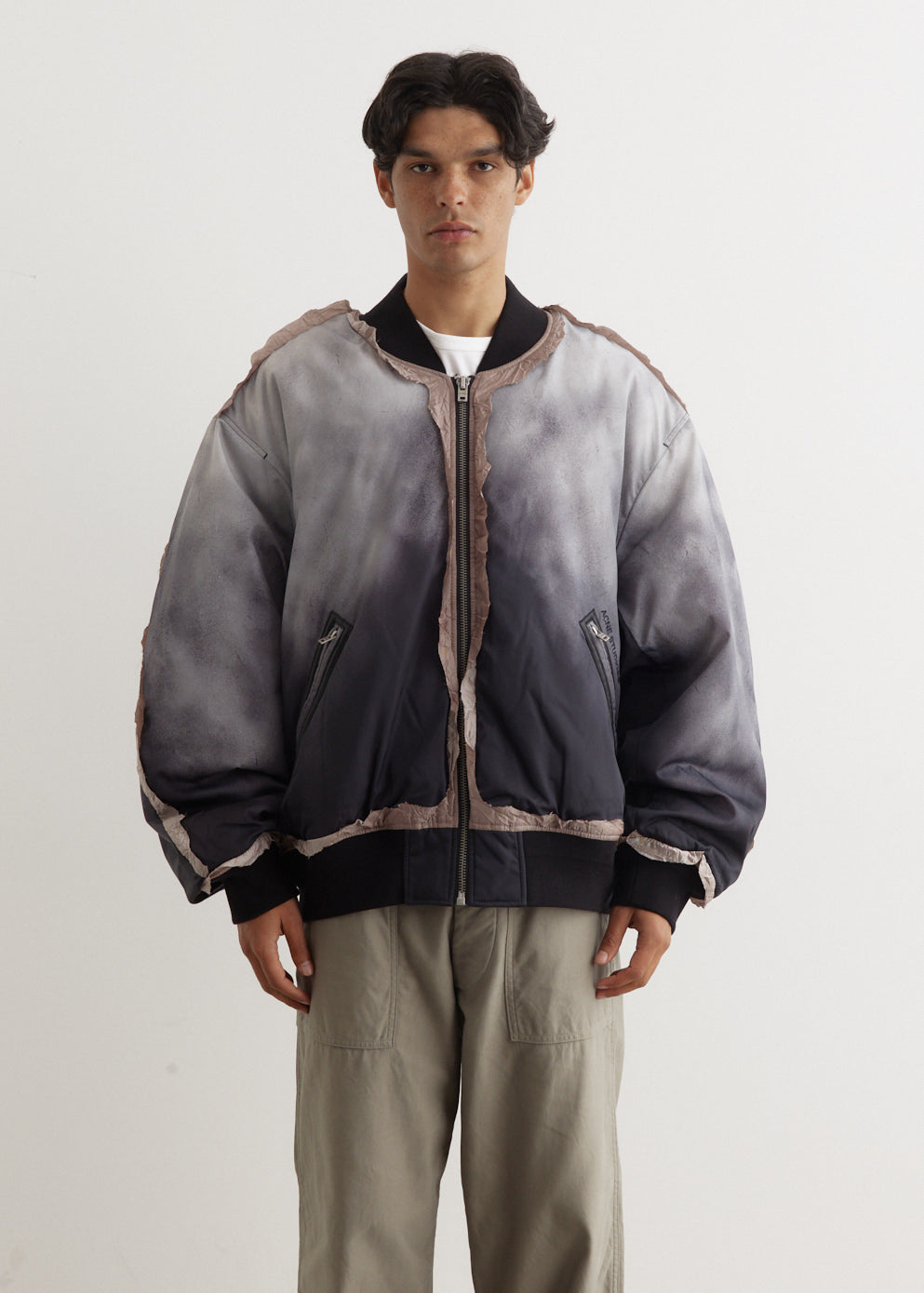 Ocari Printed Nylon Bomber