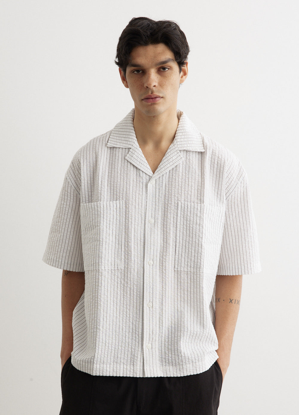 Clockwork Boxy Camp Collar Shirt