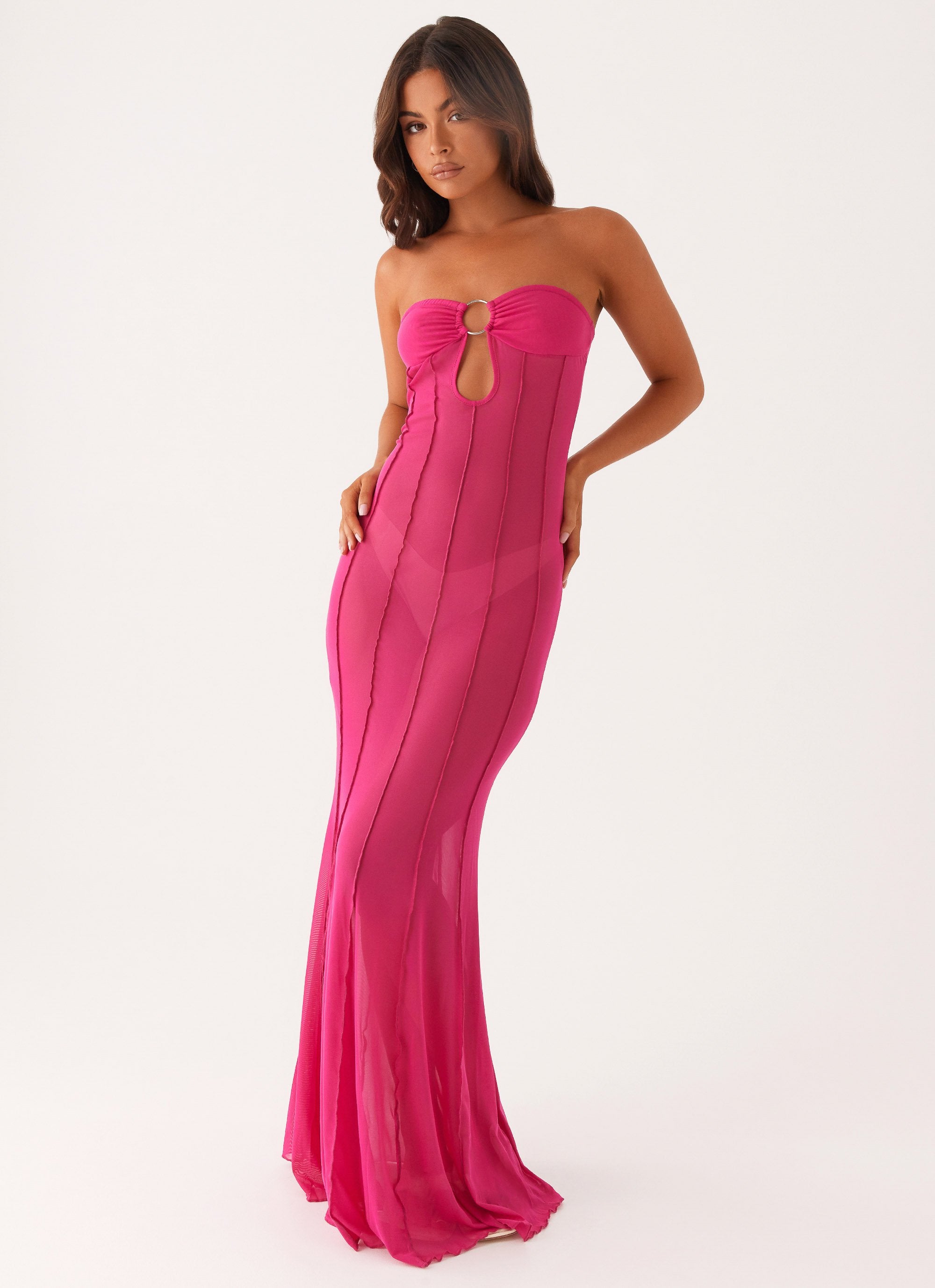 Kennedy Maxi Dress - Fuchsia