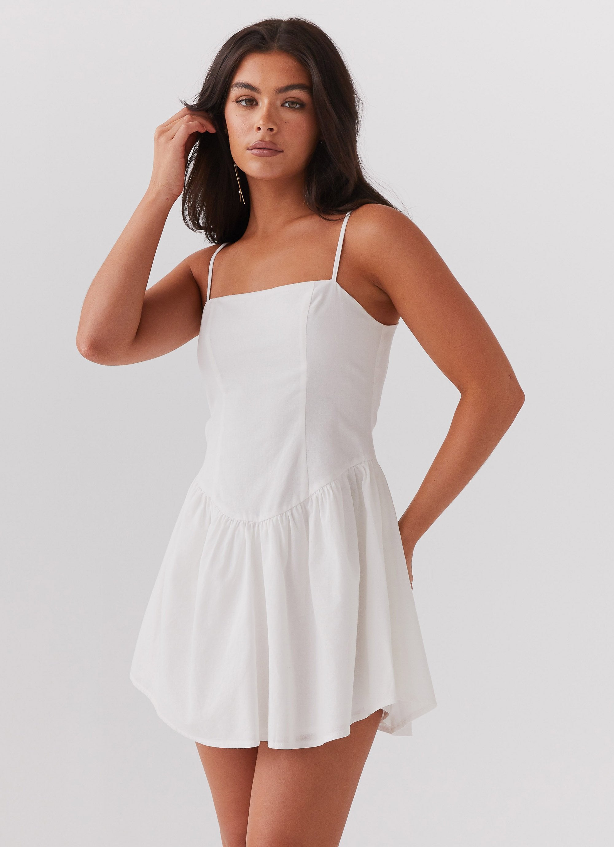 Sweet Spirit Mini Dress - White