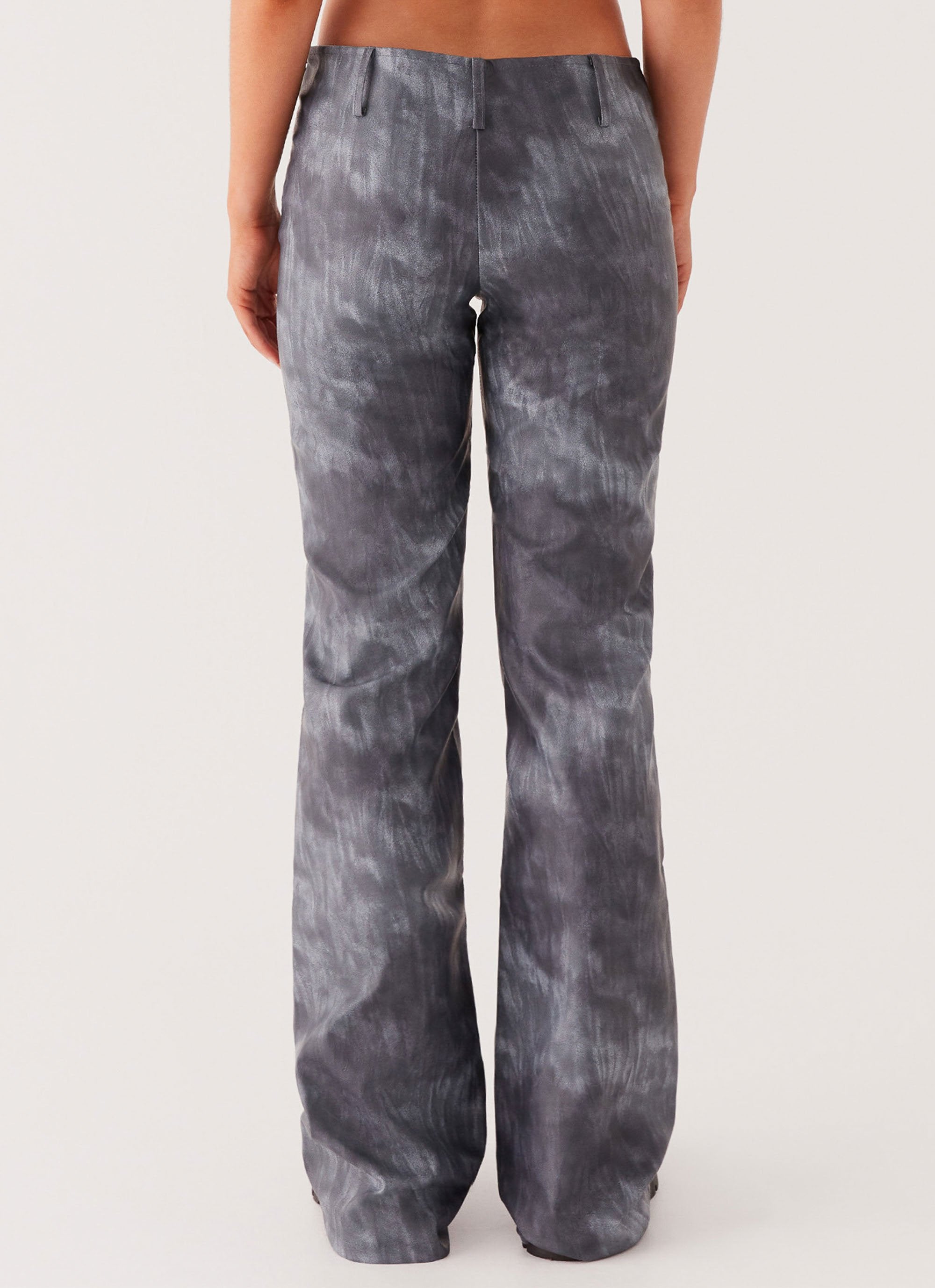 Better When I'm Dancing Lace Up Pants - Graphite