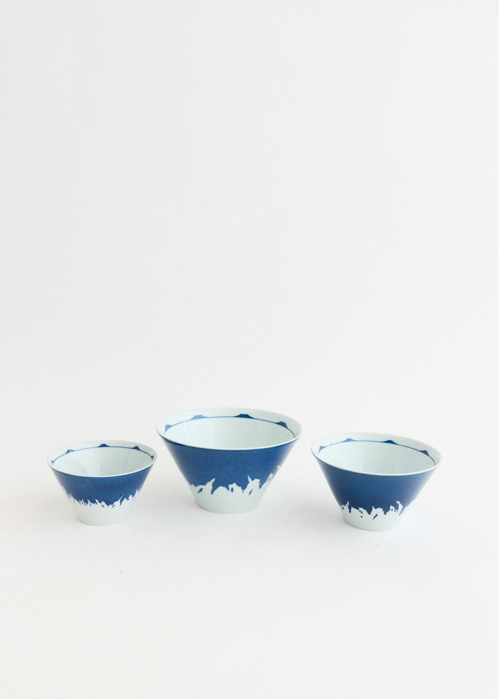 Mount Fuji Bowl Set (Set of 3)