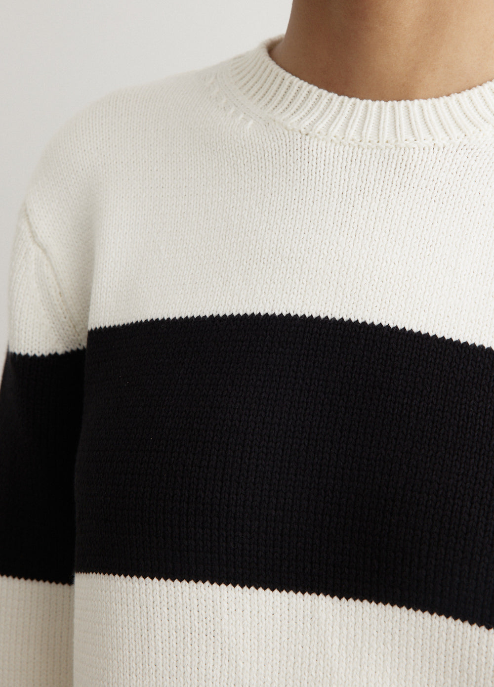 Contrast Stripe Knit