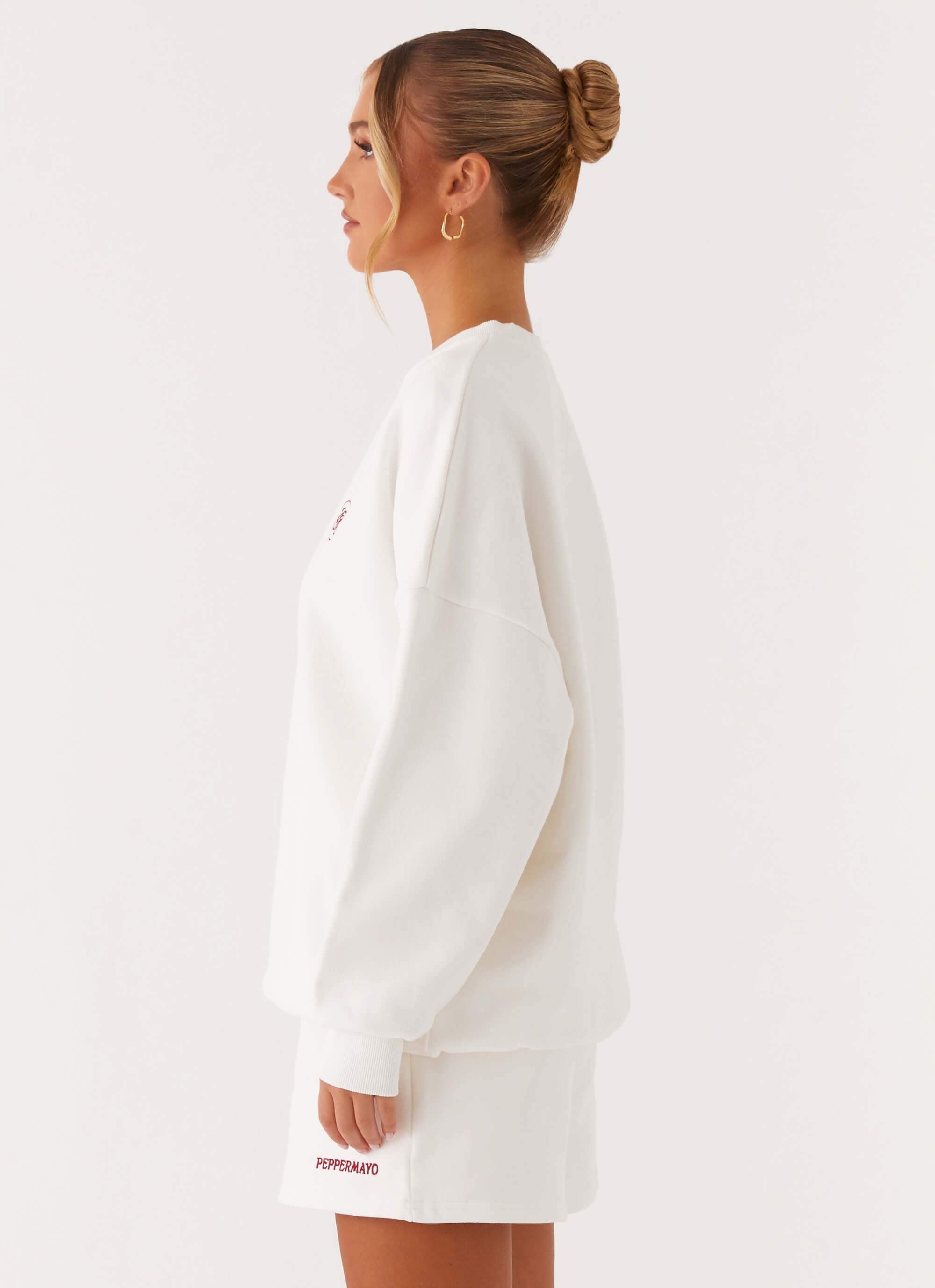 Signature Oversized Sweatshirt - Ivory