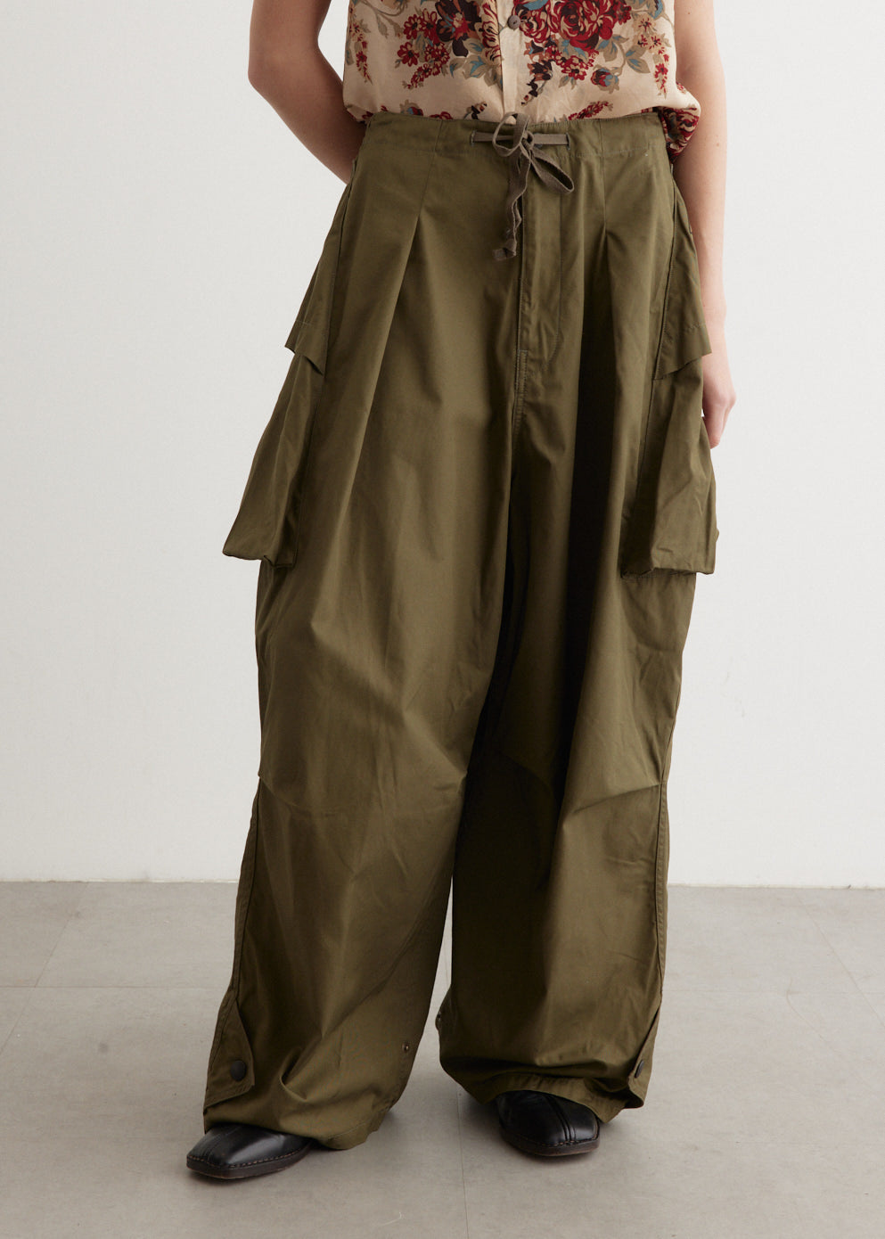 Combed Gabergine AOZAI Cargo Pants