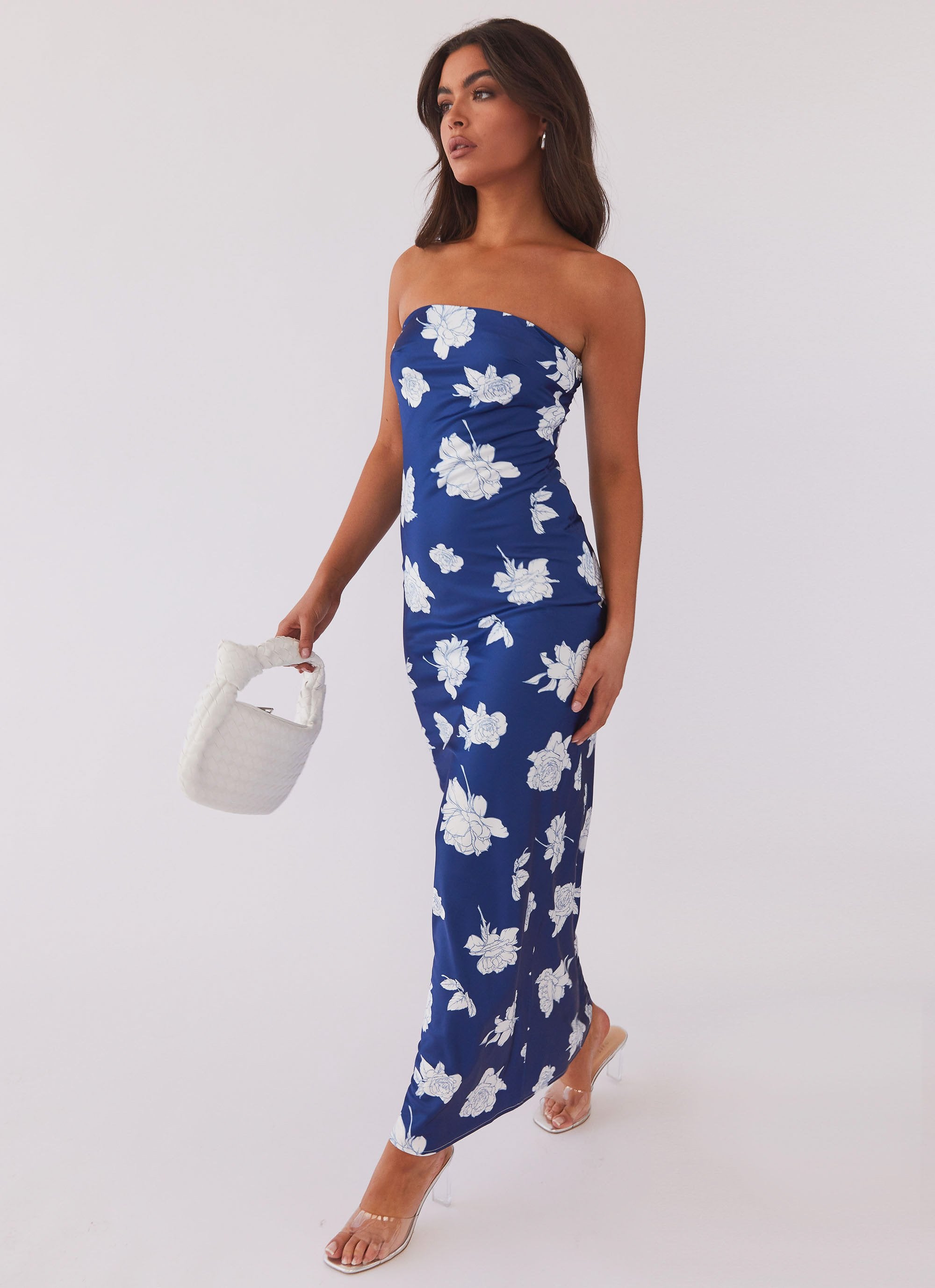 What I Want Maxi Dress - Navy Flora