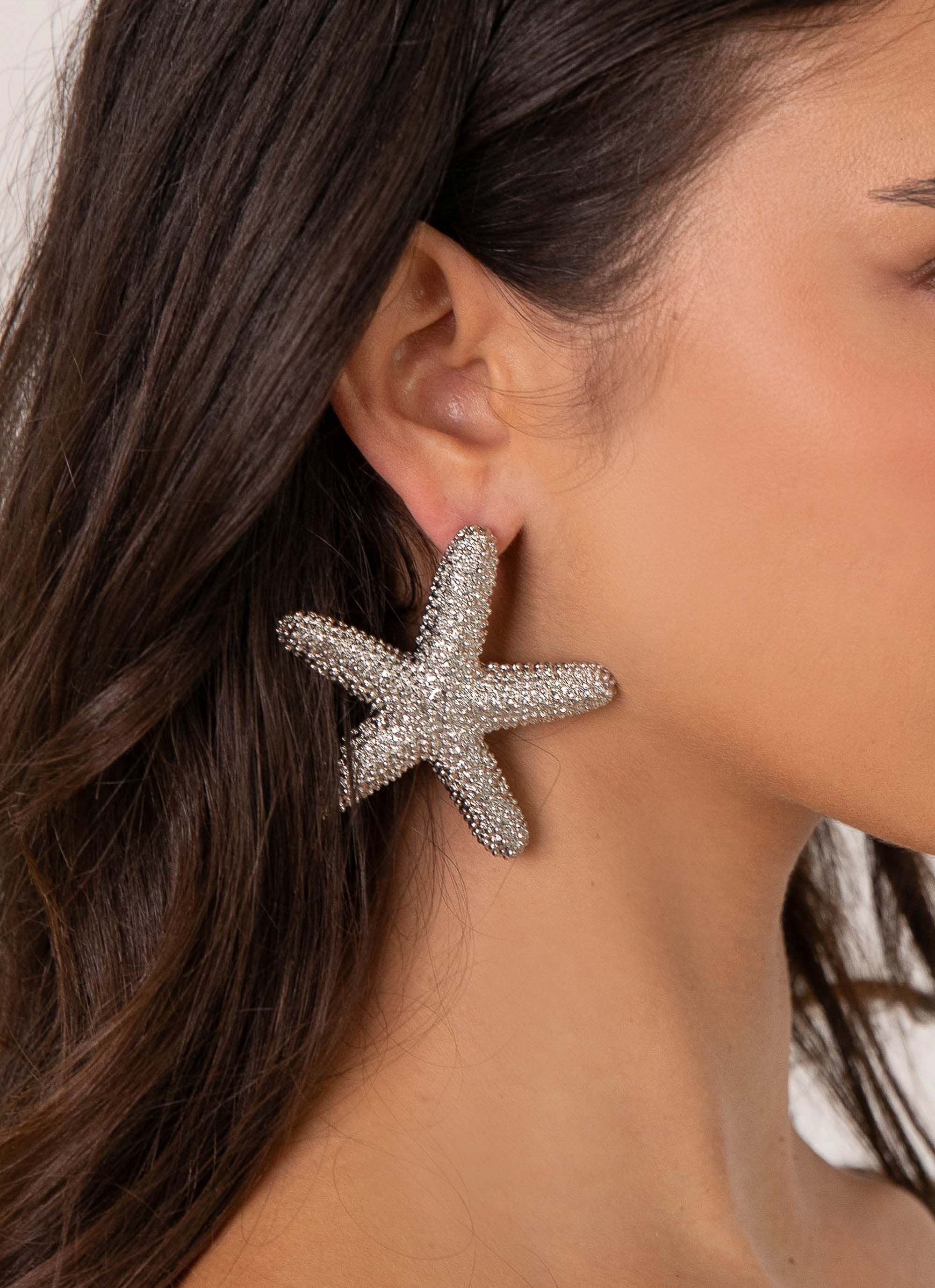 Geneve Starfish Earring - Silver