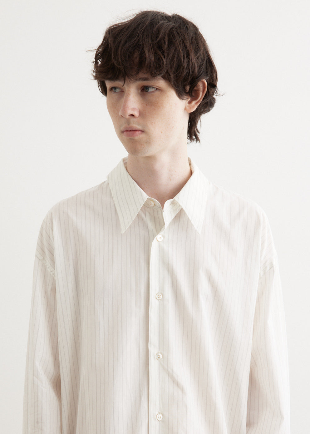 Loche Oversized French Placket Shirt