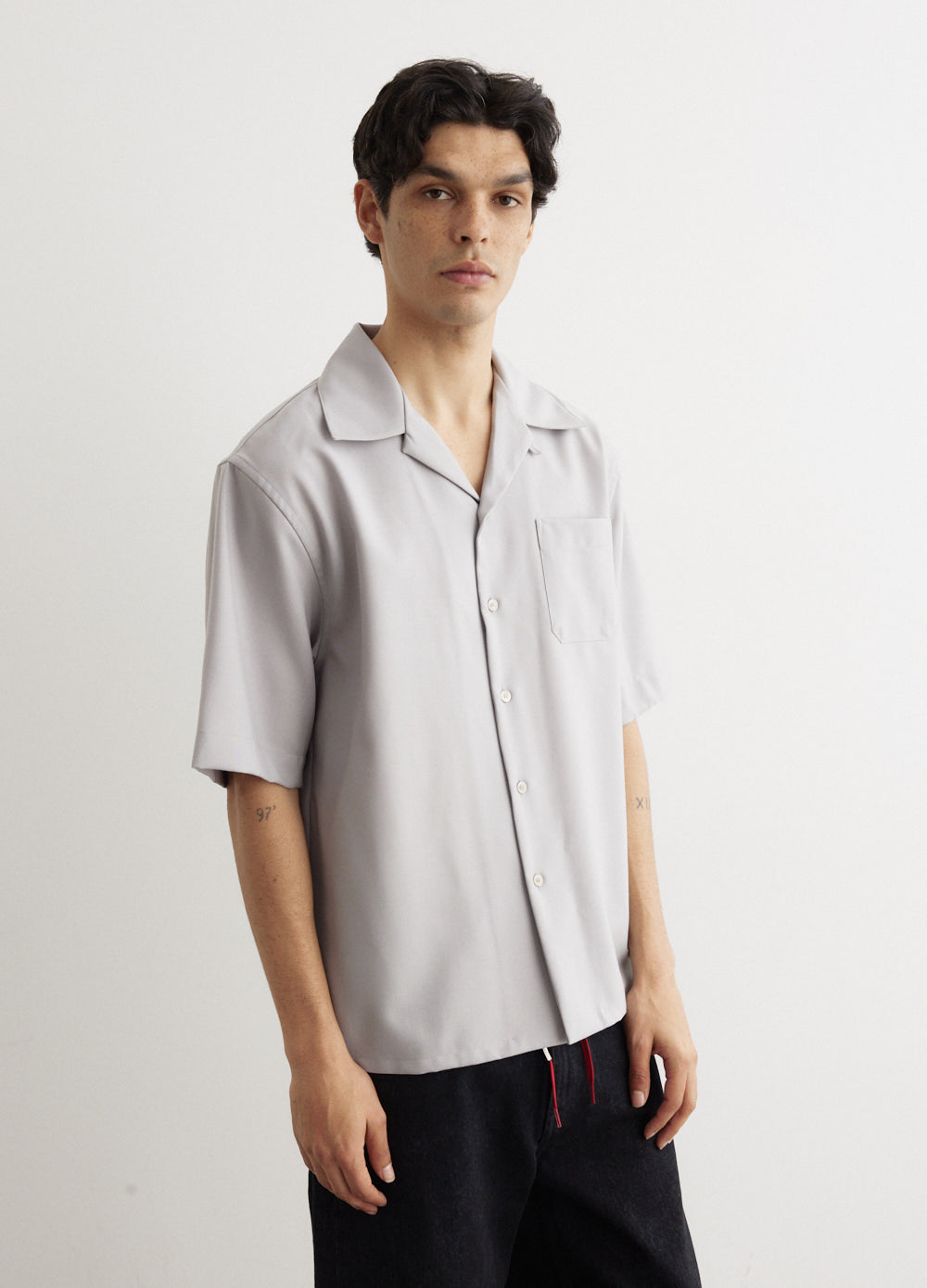 Tropical Wool Bowling Shirt