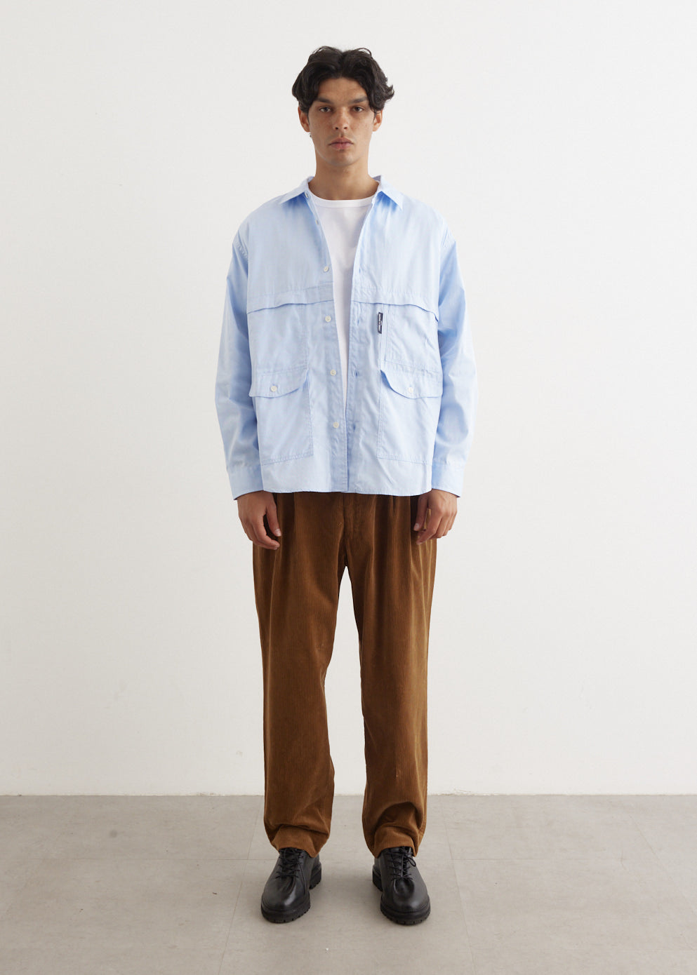 Ripstop Back Panel Cotton Oxford Shirt