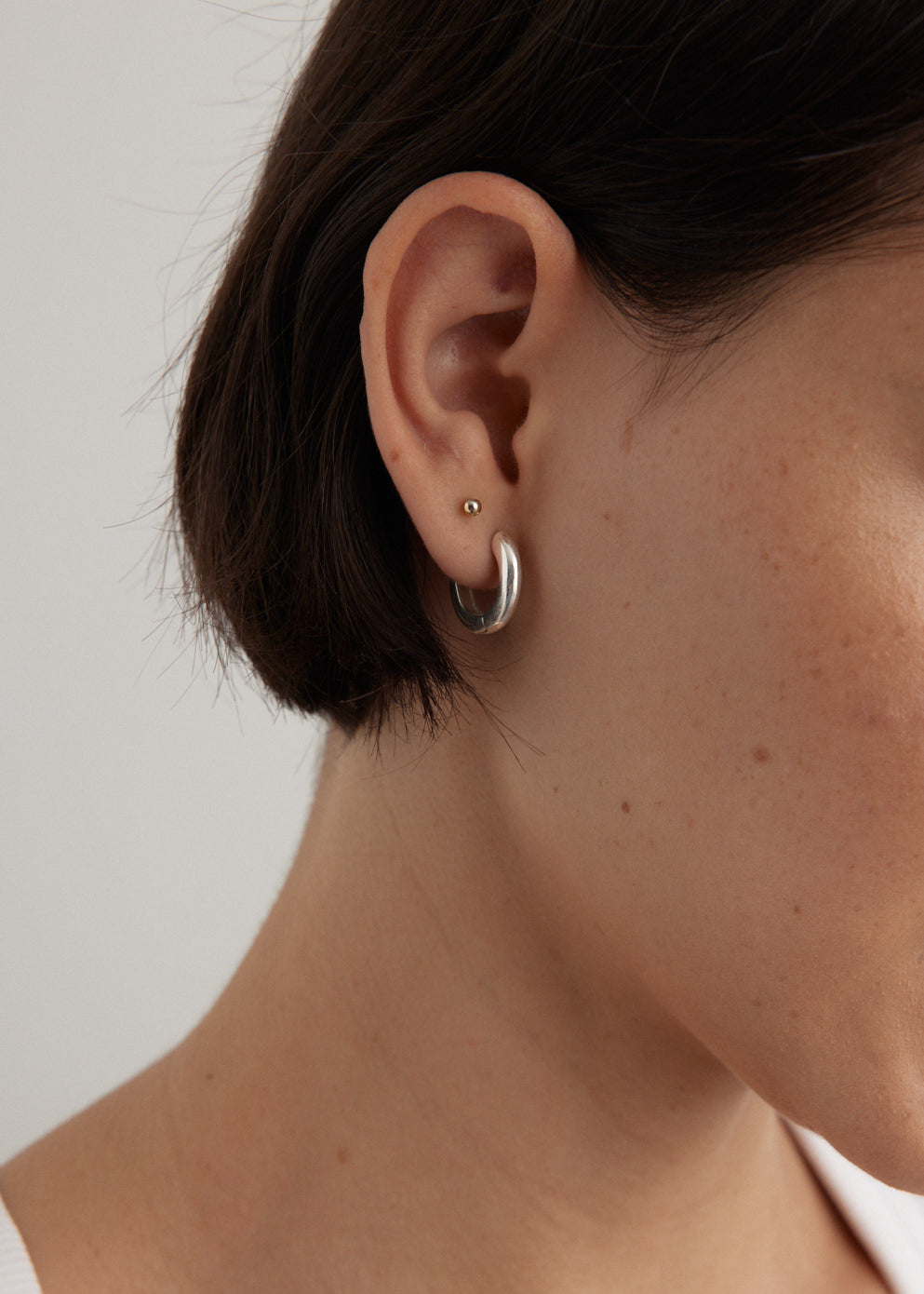 Silver Hoop Earrings
