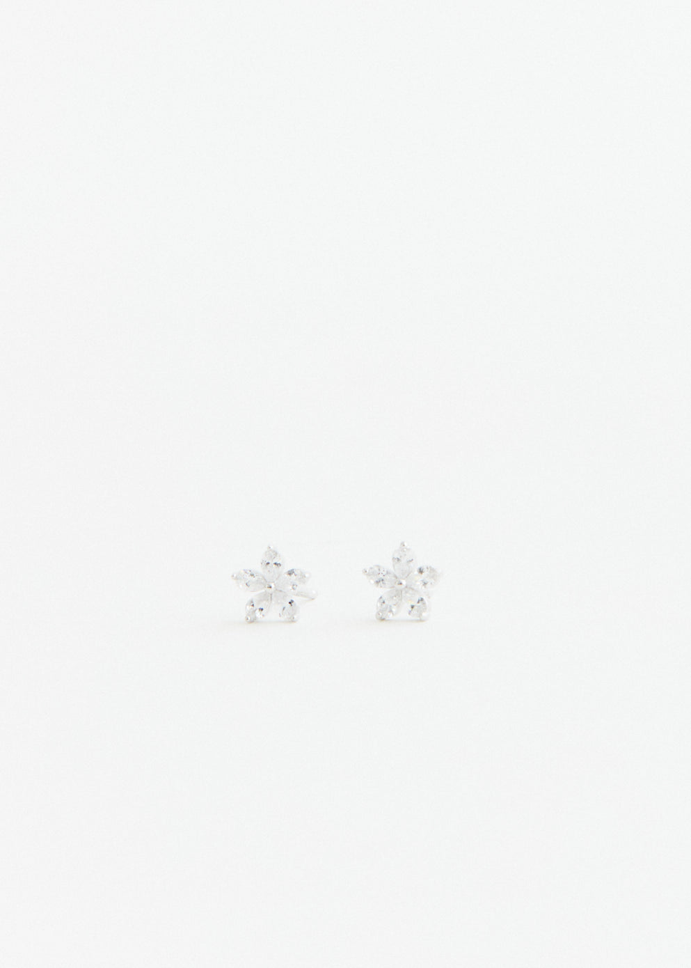 Crystal Flower Studs