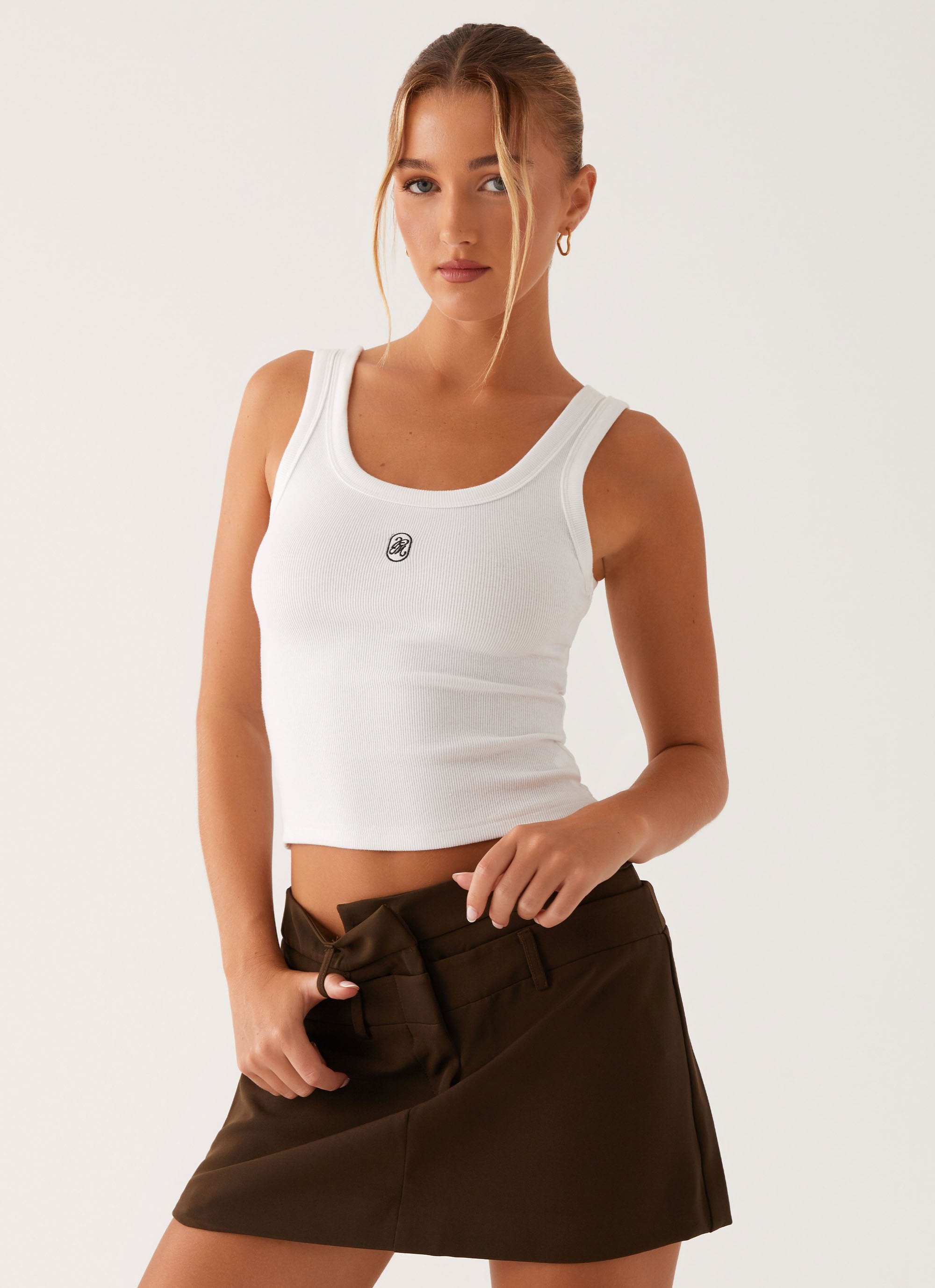 Solstice Mini Skirt - Khaki