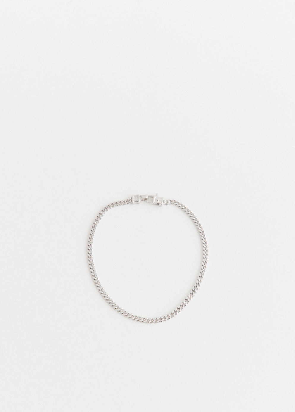 Curb Chain Bracelet 7.7