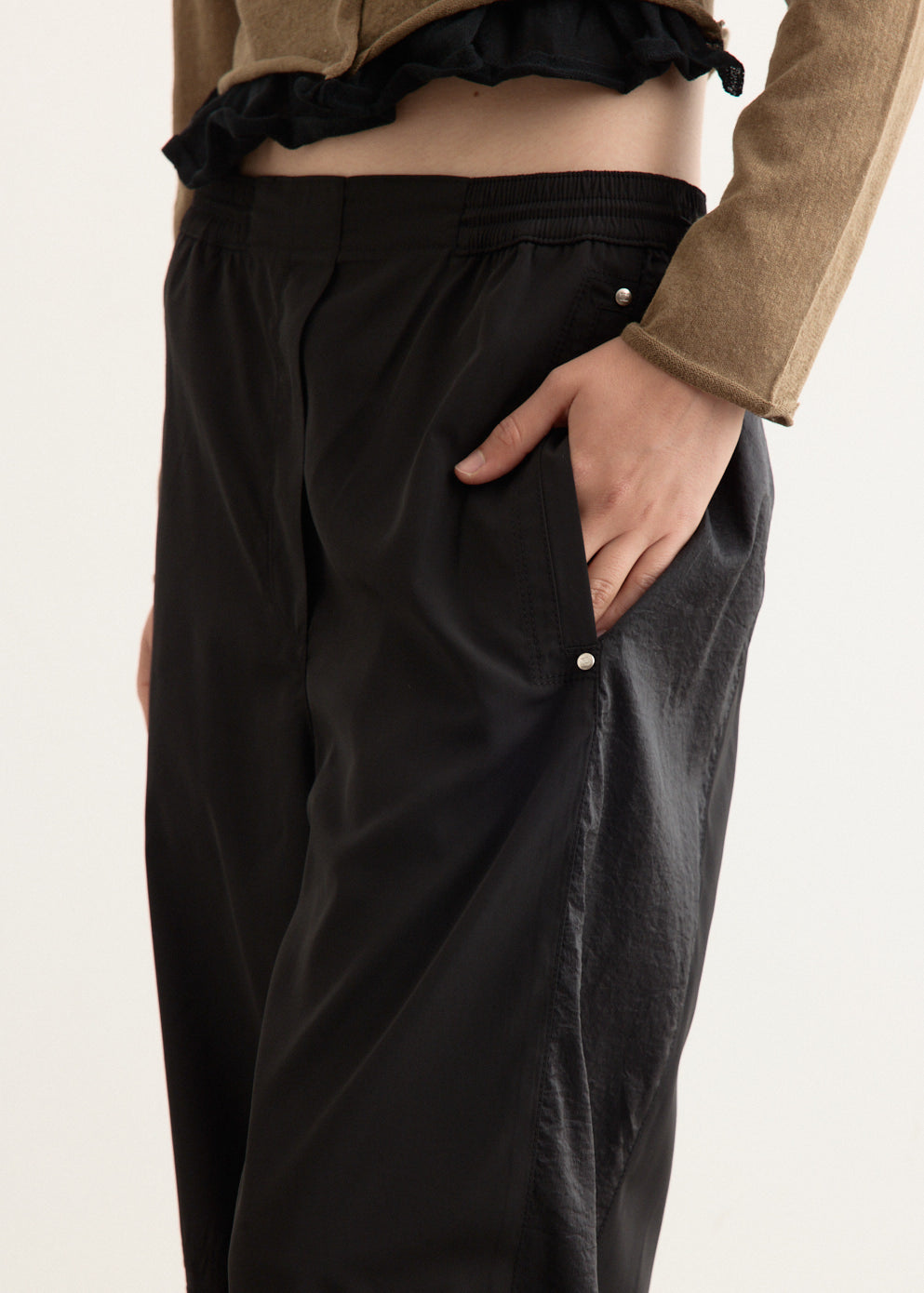 Contrast Banding Pants