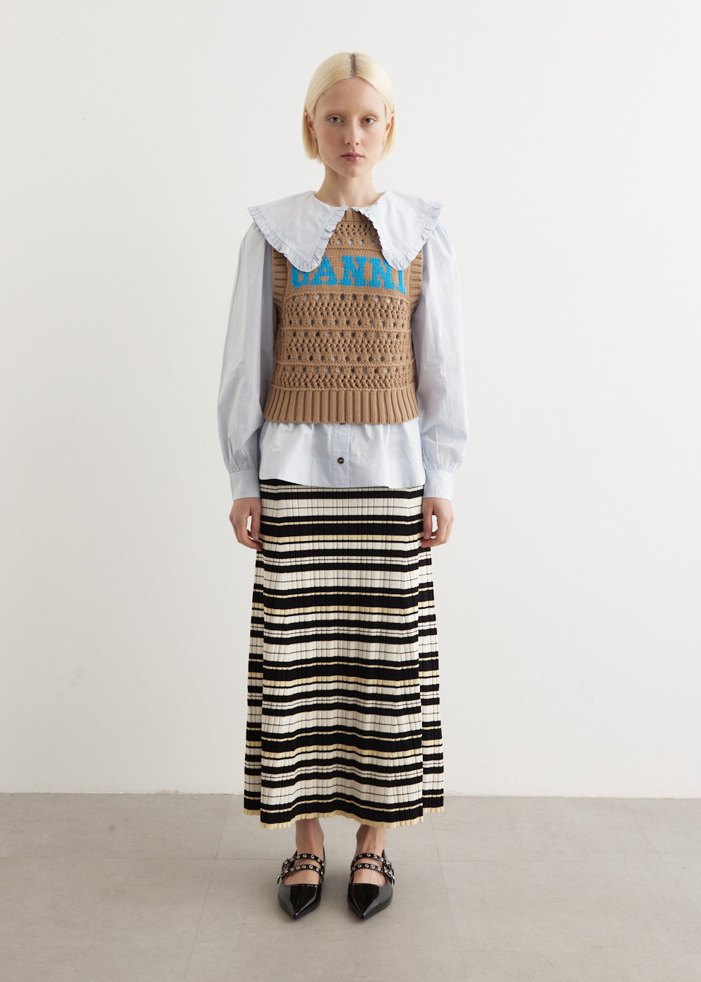 Rib Long Skirt