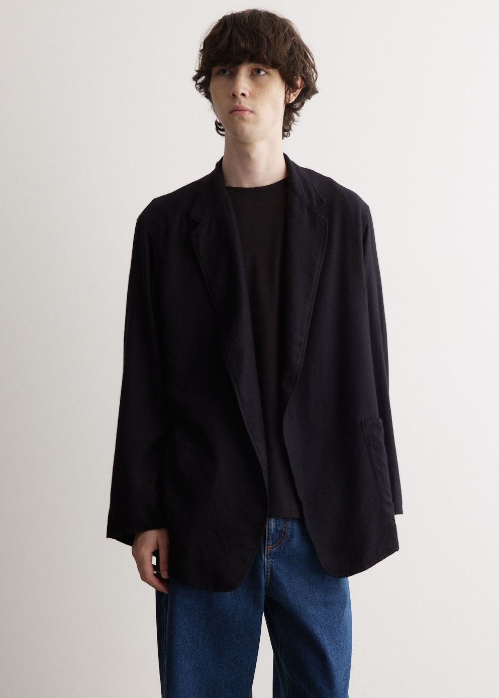 Garmet Dyed Cashmere Silk Jacket