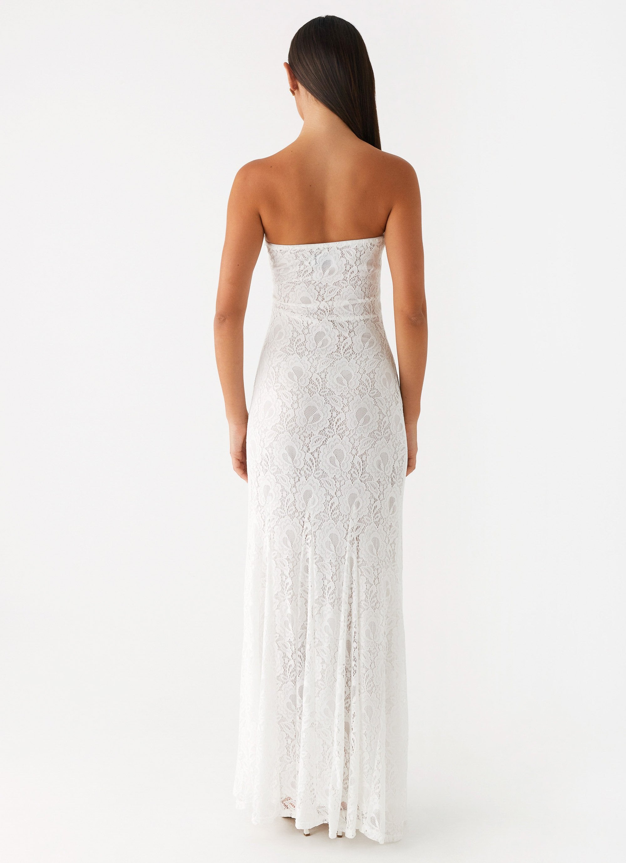 Lolita Lace Maxi Dress - Ivory