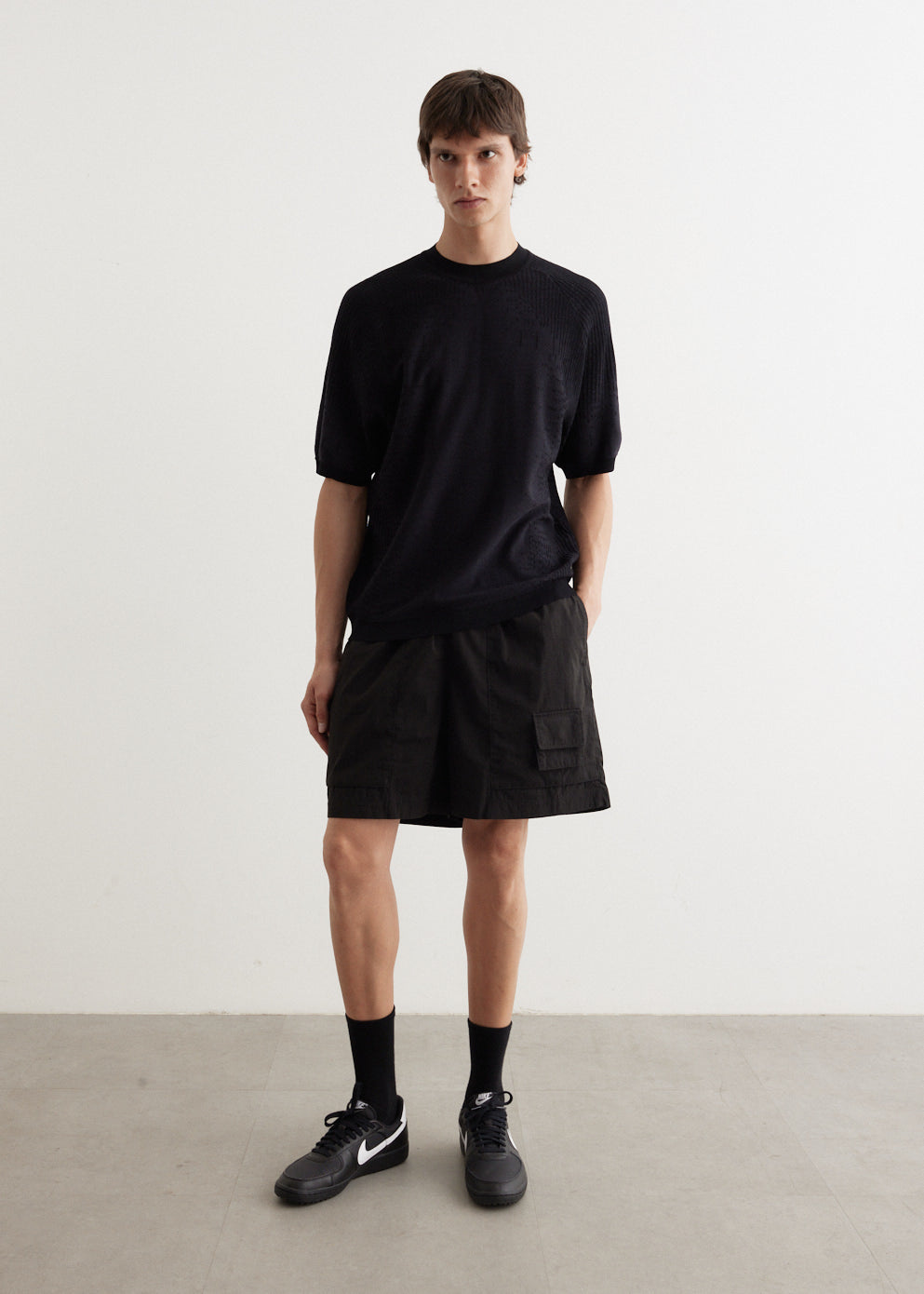 ESC Knit Wool Short Sleeve T-Shirt