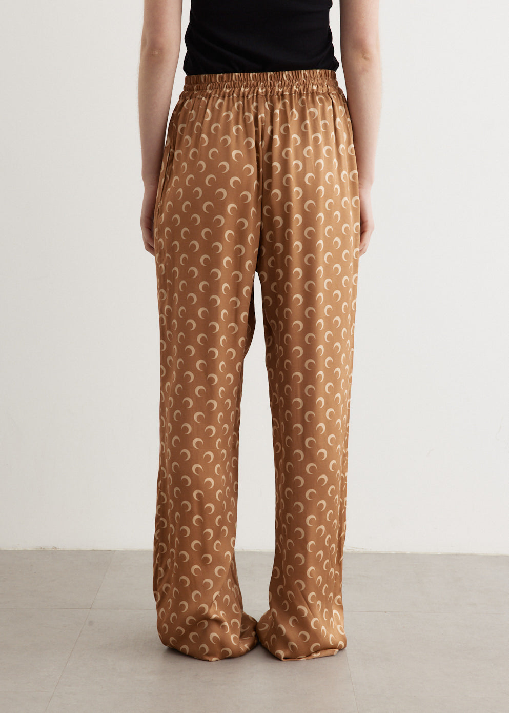 Moon Printed Drawstring Pant