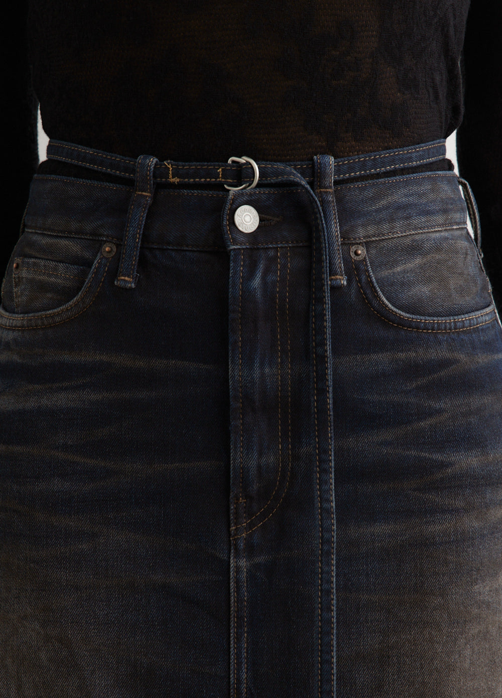 Talia Denim Maxi Skirt