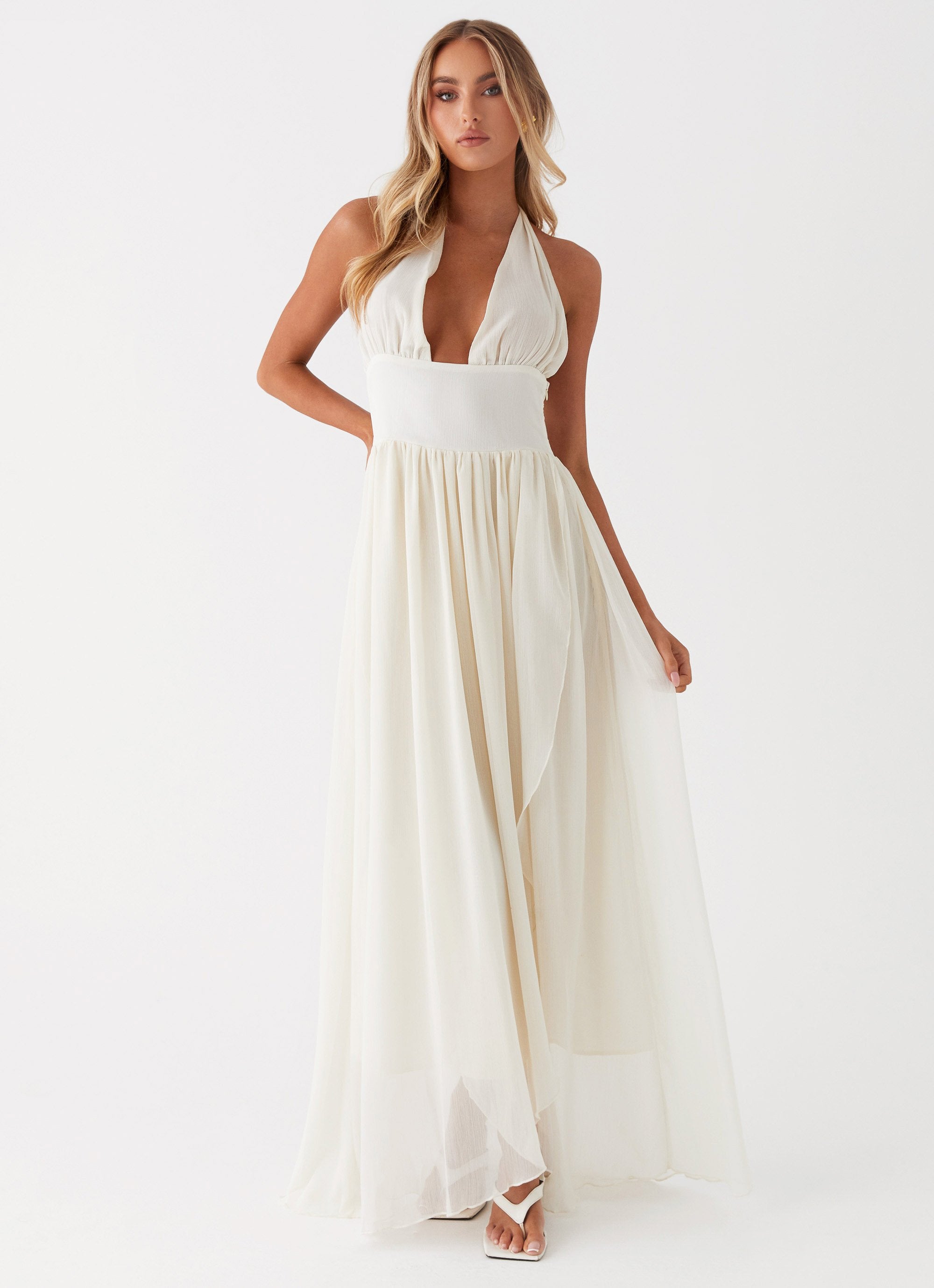 Somewhere New Maxi Dress - Ivory