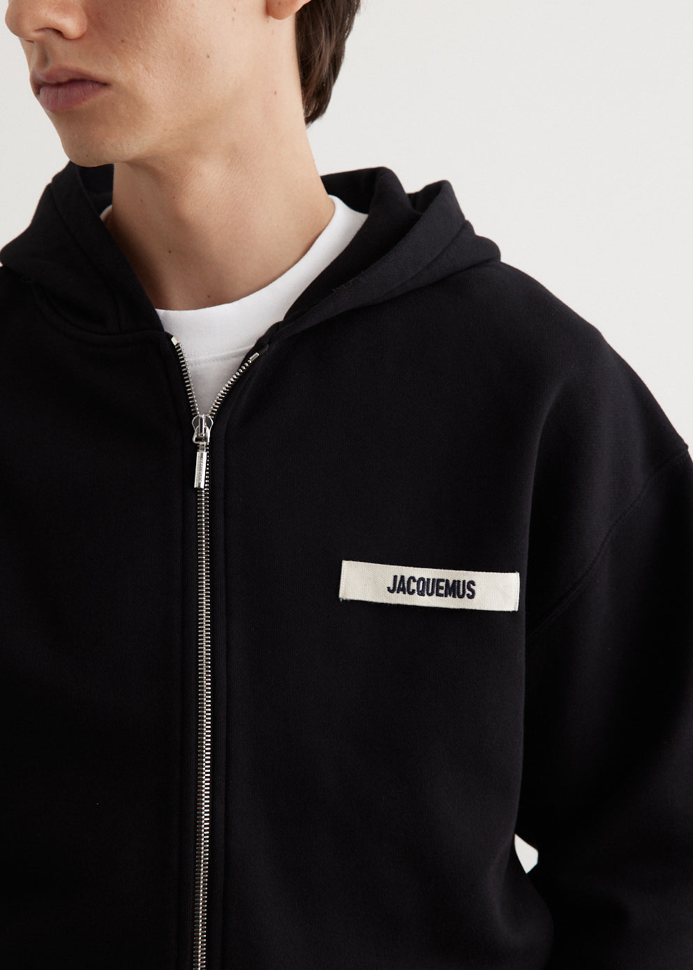 Le Hoodie Zip Gros Grain