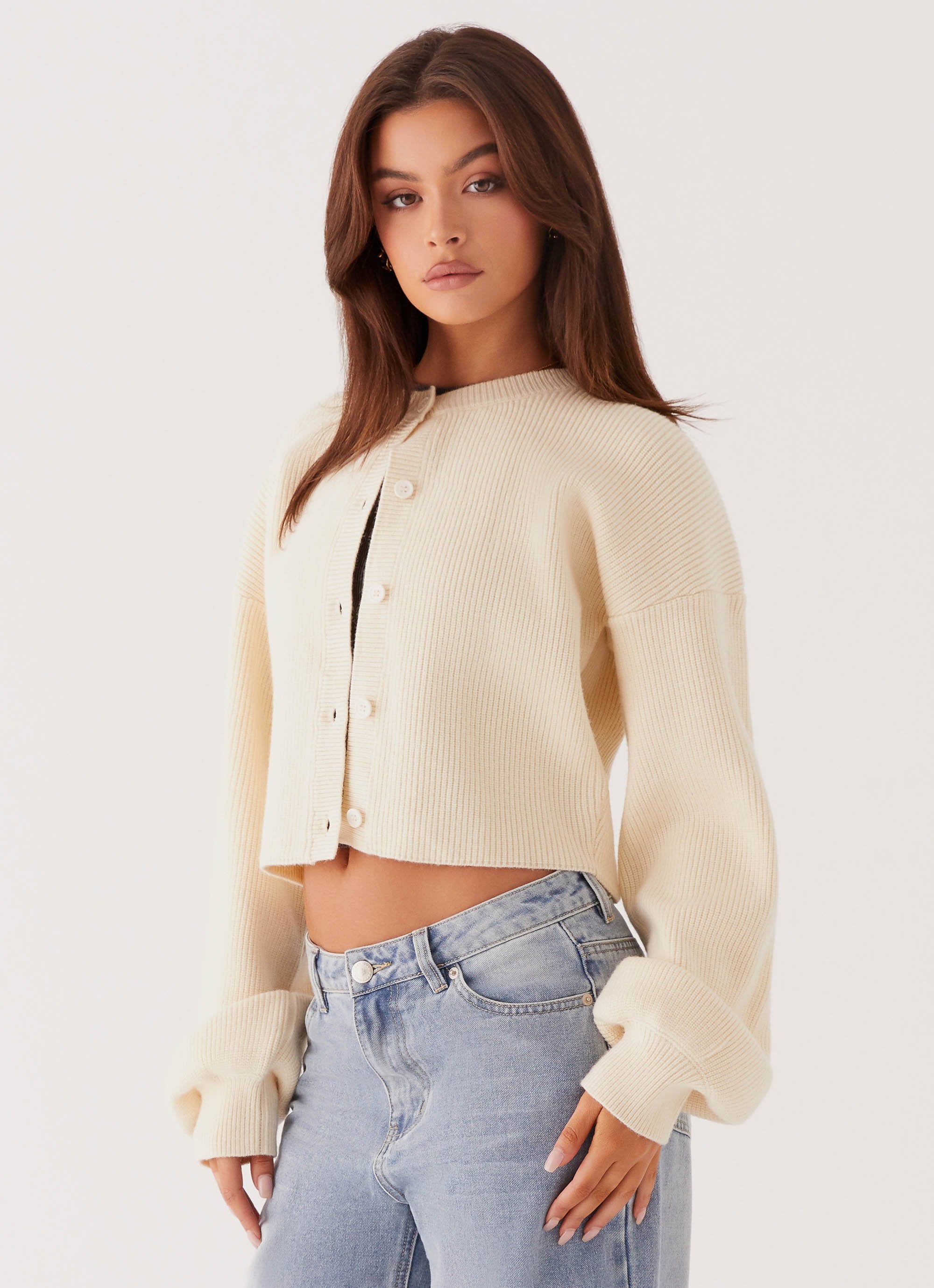 Daphne Knit Cardigan - Ivory