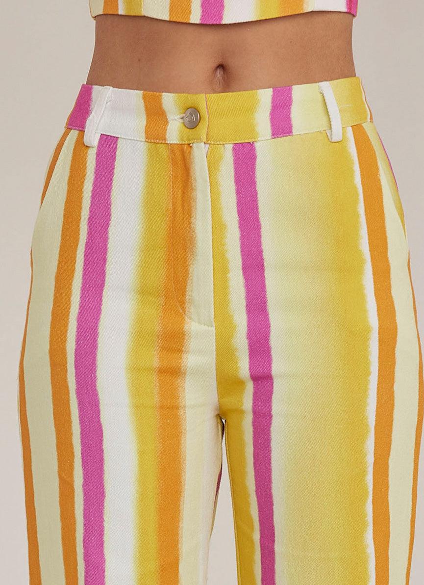 Estate Pants - Sunset Stripe