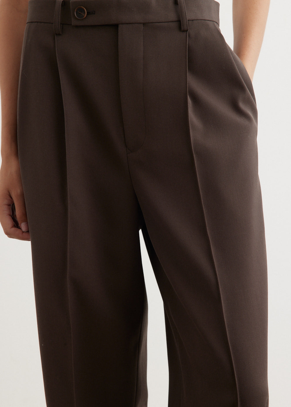 Light Wool Max Gabardine Slacks