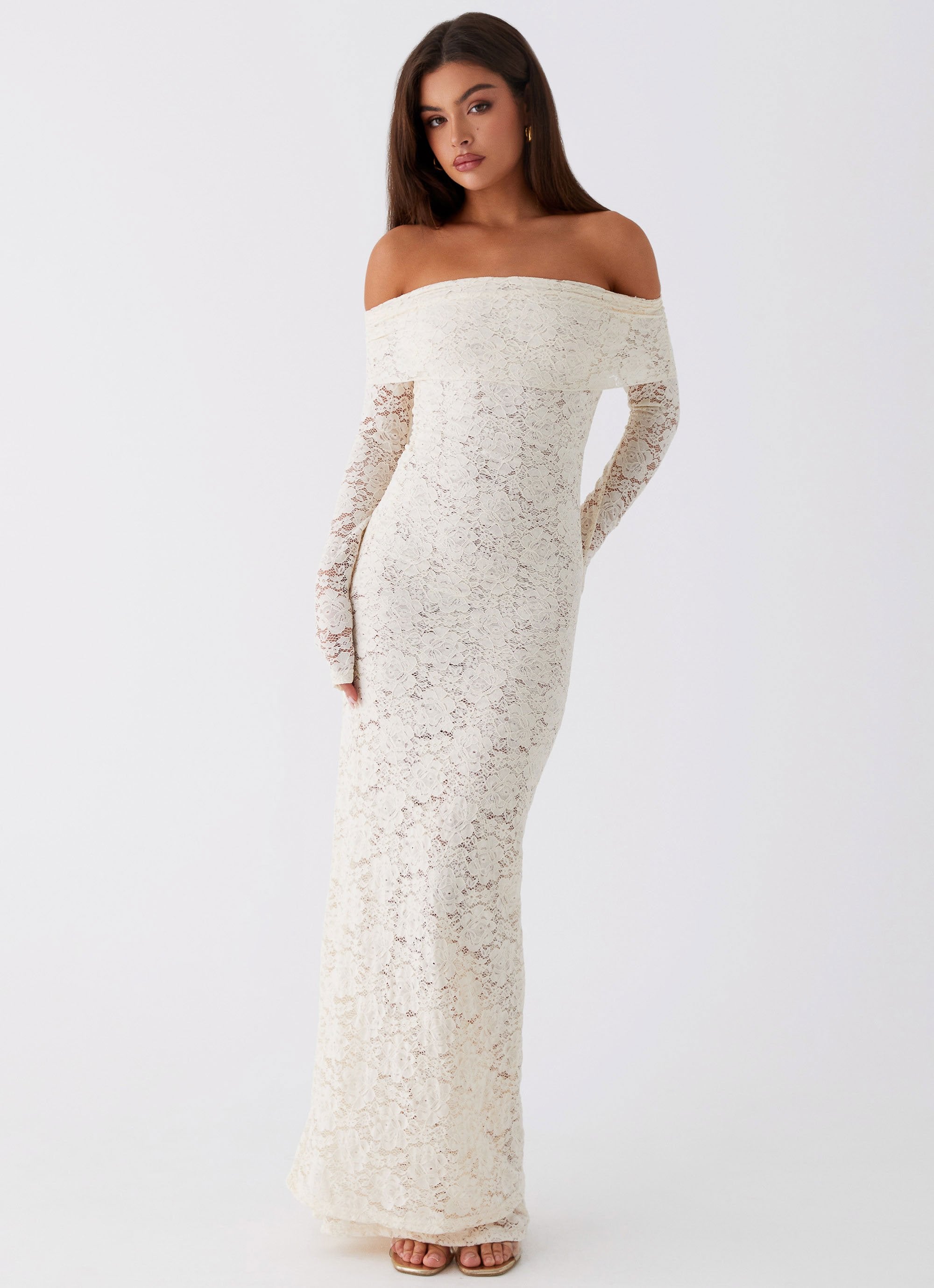 Yours Always Lace Maxi Dress - Ivory