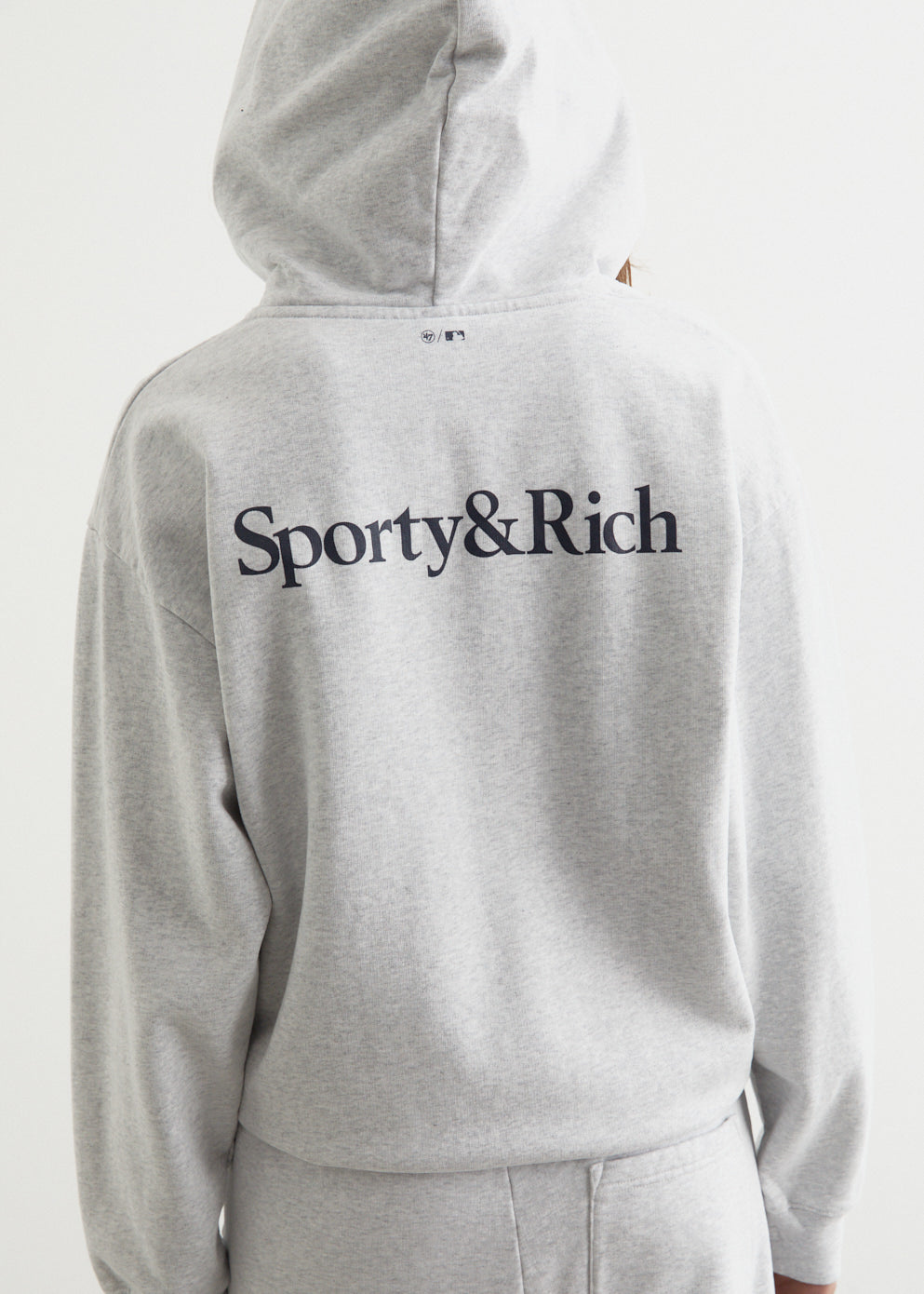 Yankees Serif Zip Hoodie