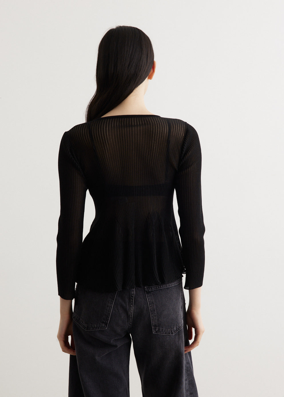 Hypha Lucent Long Sleeve Flare Top