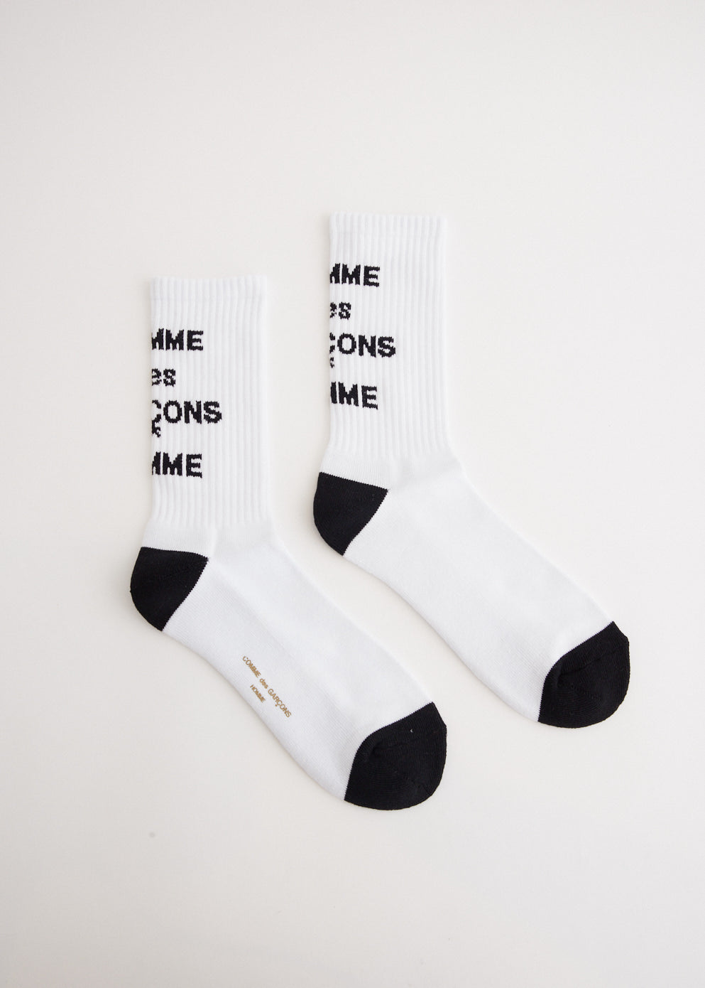 Cotton Pile Logo Socks