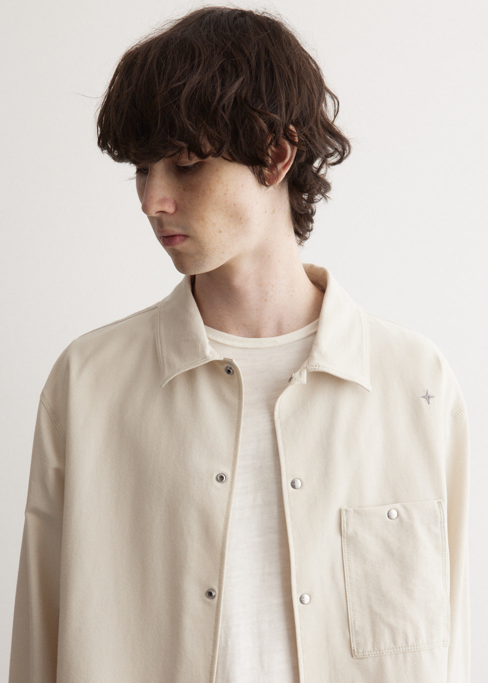 Stellina Bi-Stretch Wool Nylon Overshirt