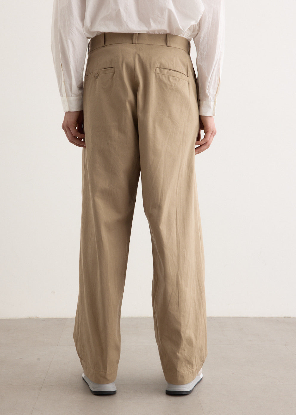 Chino Cloth Wide Pants